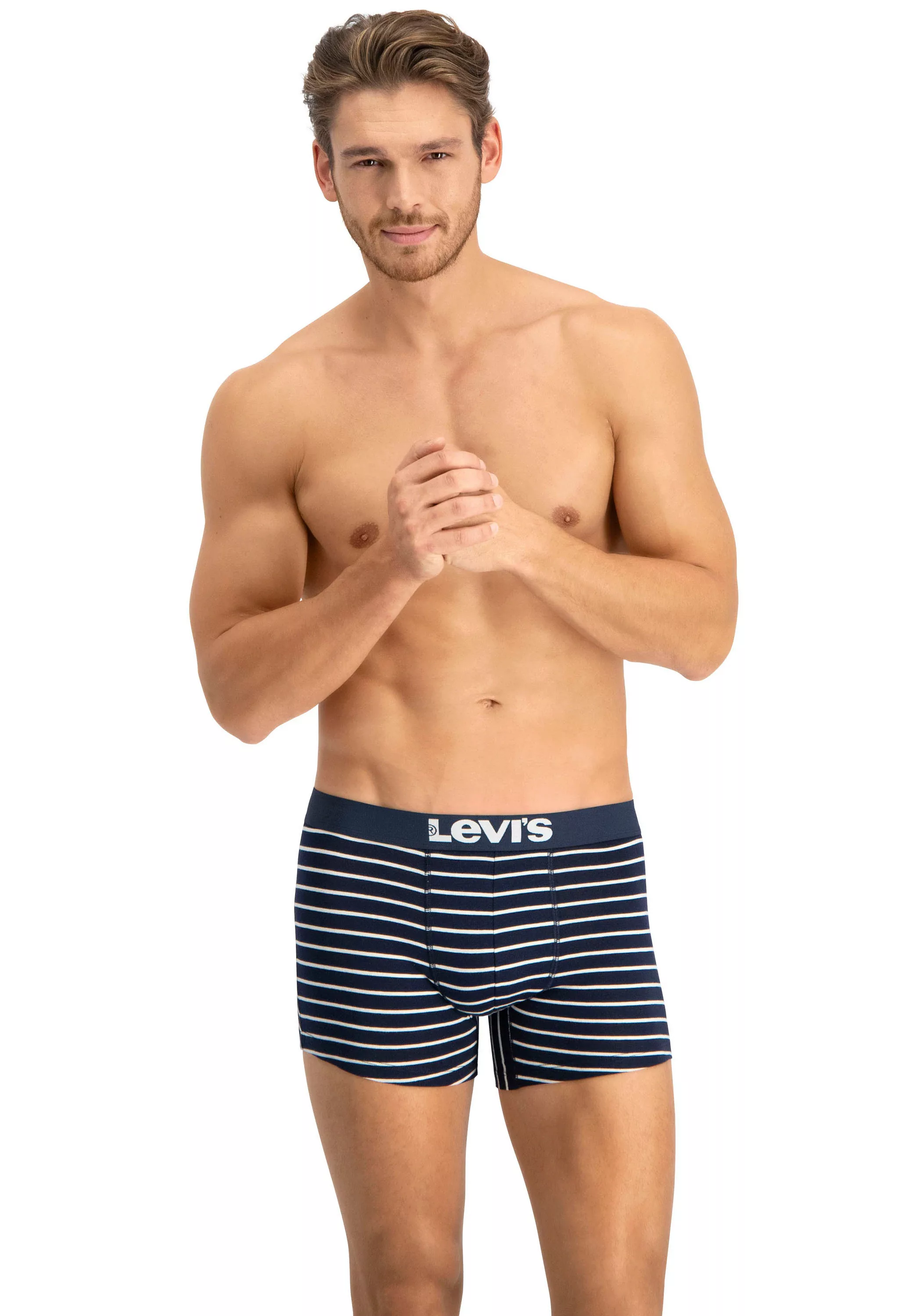 Levis Boxer, (Packung, 2er-Pack), mit elastischem Levis-Logo-Bund günstig online kaufen