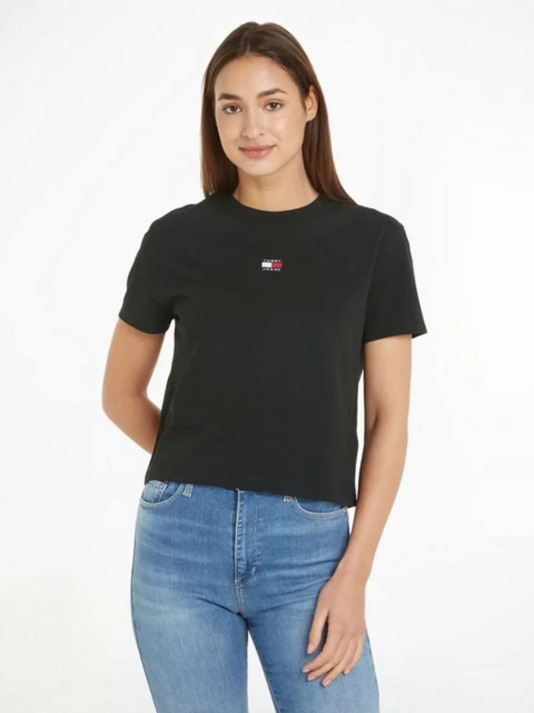 Tommy Jeans T-Shirt TJW CLS XS BADGE TEE mit Tommy Jeans Logostickerei am B günstig online kaufen