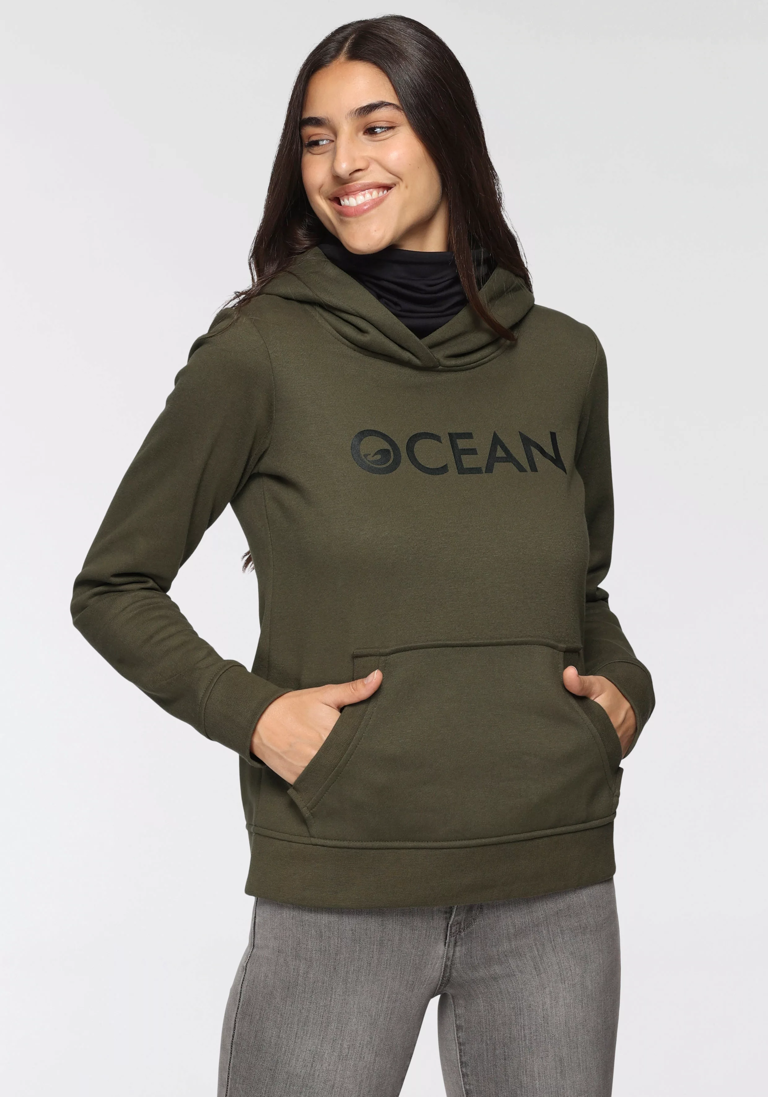 Ocean Sportswear Kapuzensweatshirt "mit Multifunktionaler Tube Schal" günstig online kaufen