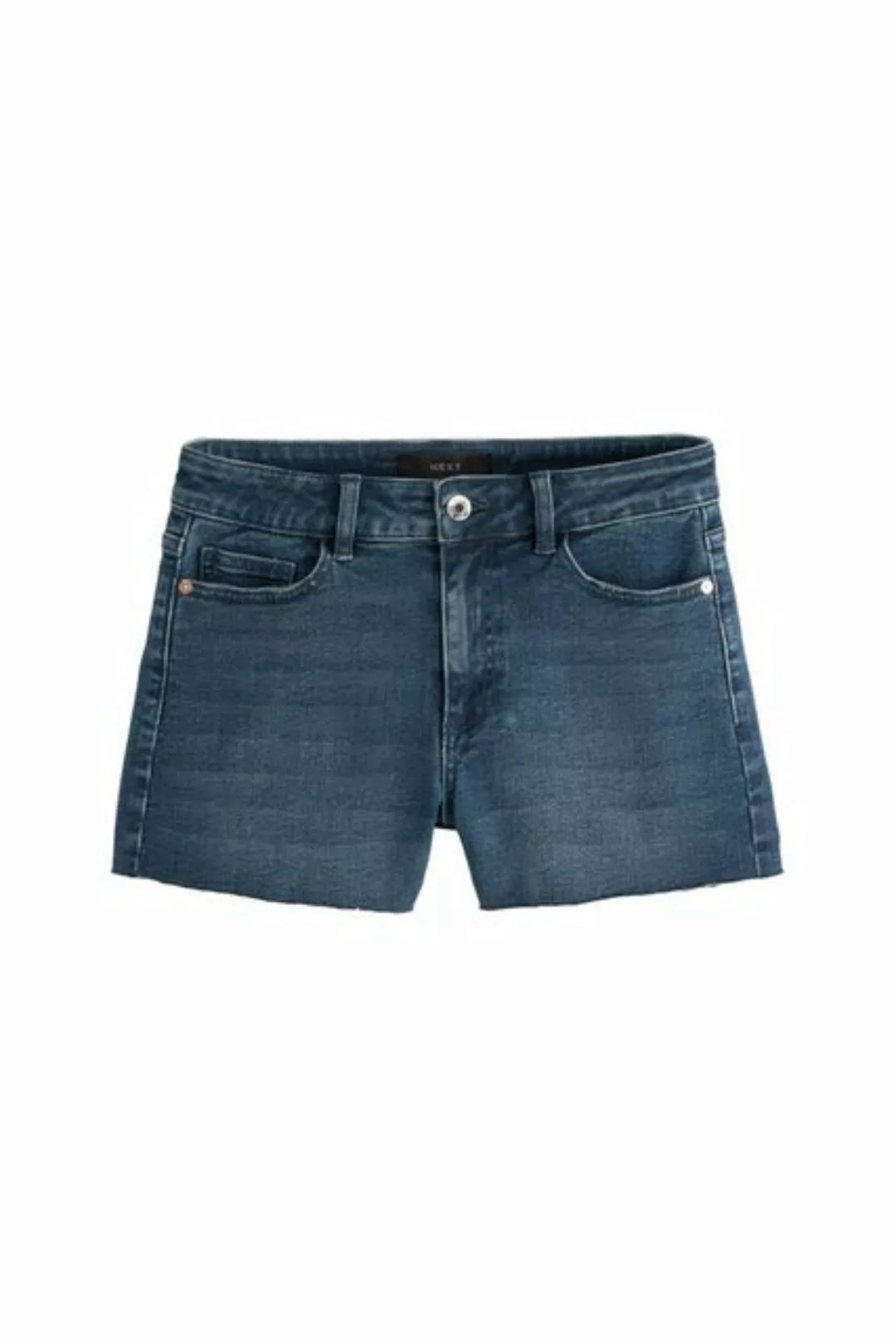 Next Jeansshorts Superweiche Denim-Shorts mit Fransensaum (1-tlg) günstig online kaufen