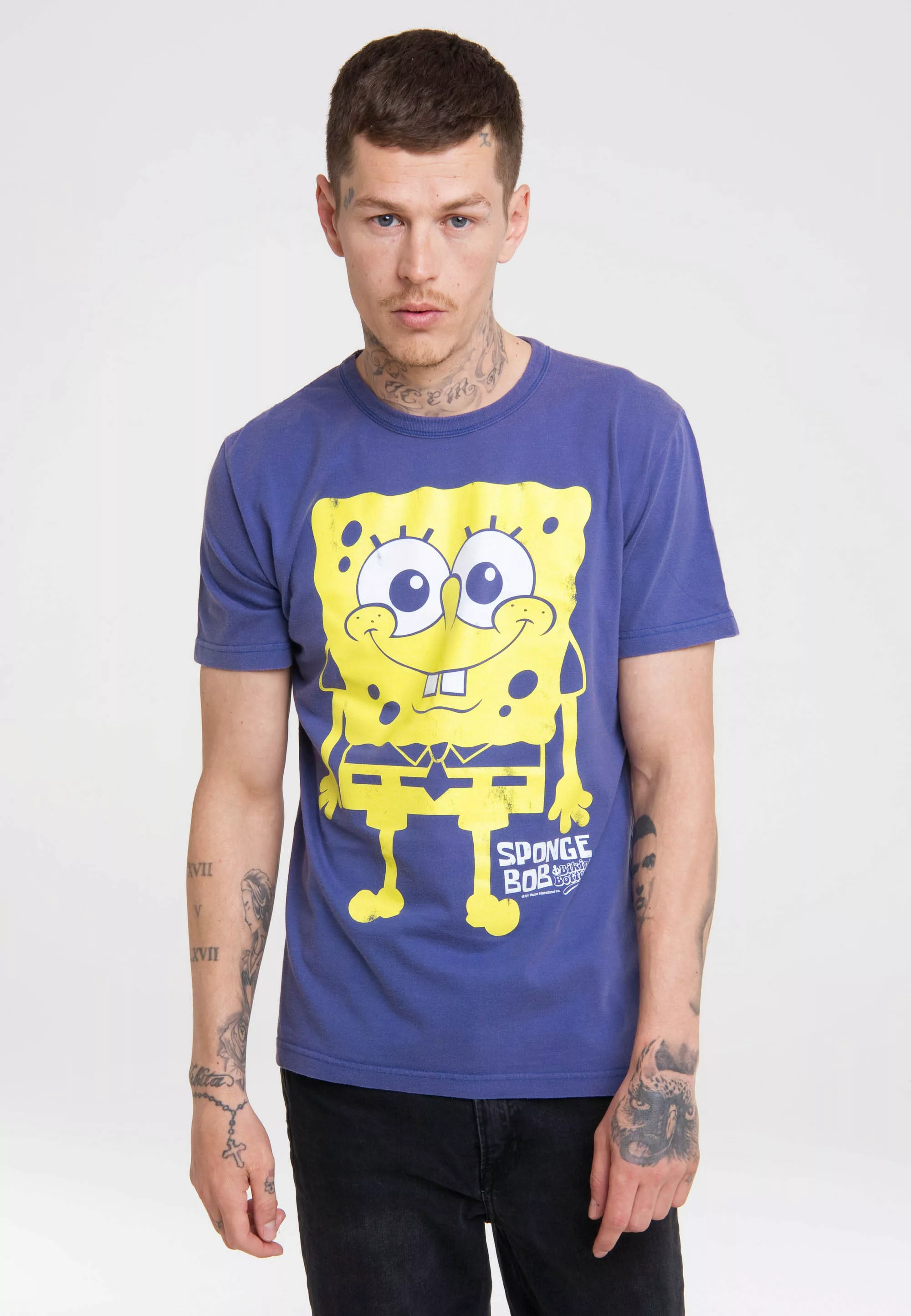 LOGOSHIRT T-Shirt "Spongebob Schwammkopf", mit lizenziertem Print günstig online kaufen