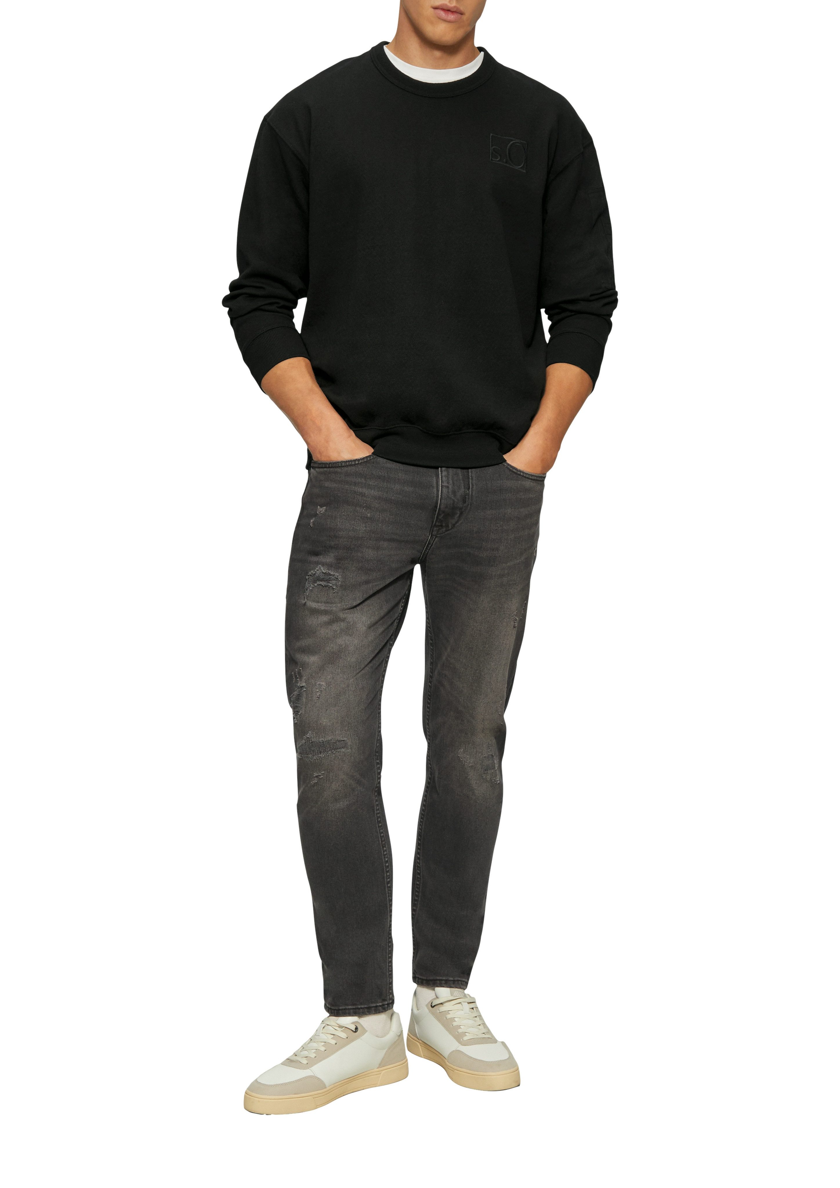 s.Oliver Sweatshirt mit Logo Stickerei günstig online kaufen