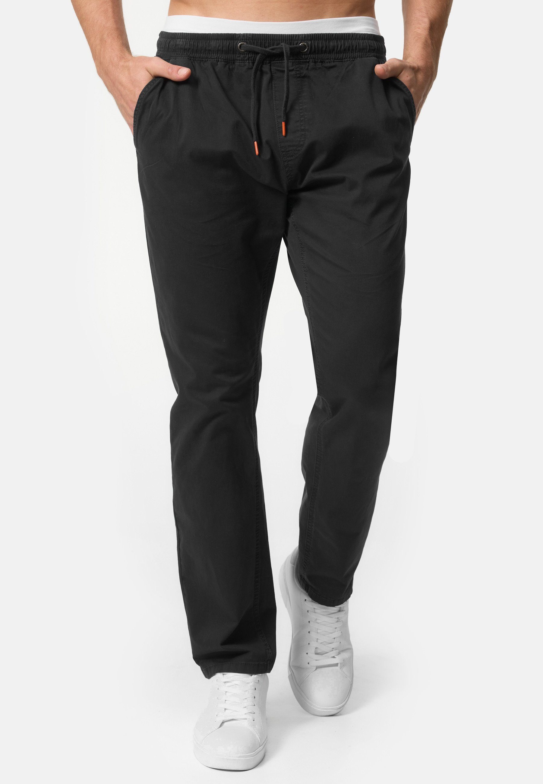 Indicode Chinohose Osborne mit elastischem Bund günstig online kaufen