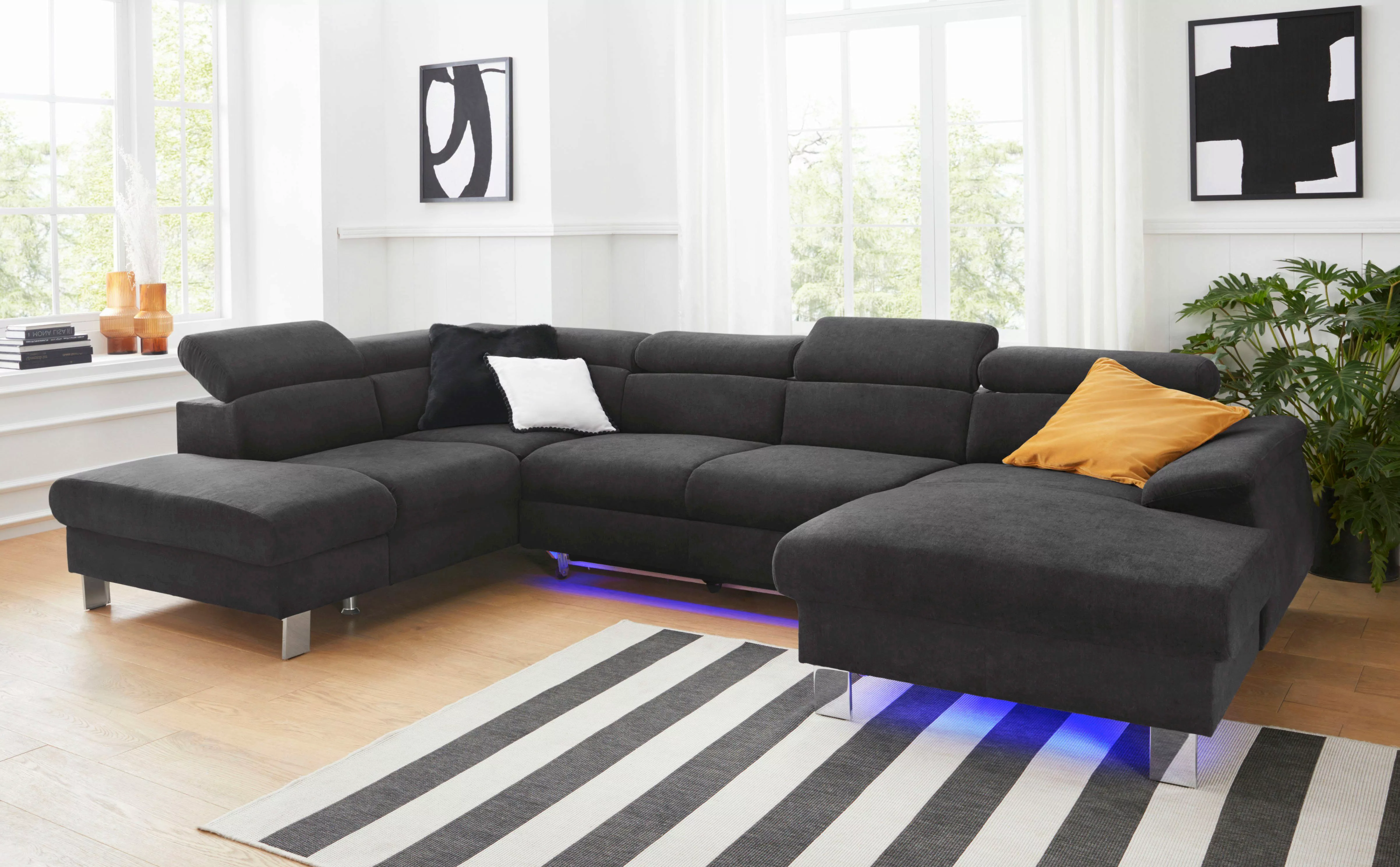 COTTA Polstergarnitur "Komaris U-Form", (Set), Set bestehend aus: Wohnlands günstig online kaufen