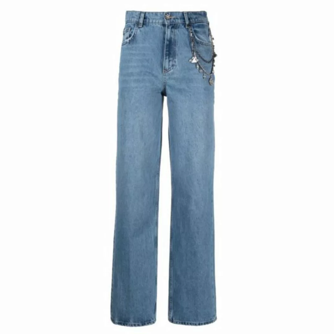 Liu Jo Gerade Jeans - Straight Fit Jeans - gerade Hose - hochwertige Denim günstig online kaufen