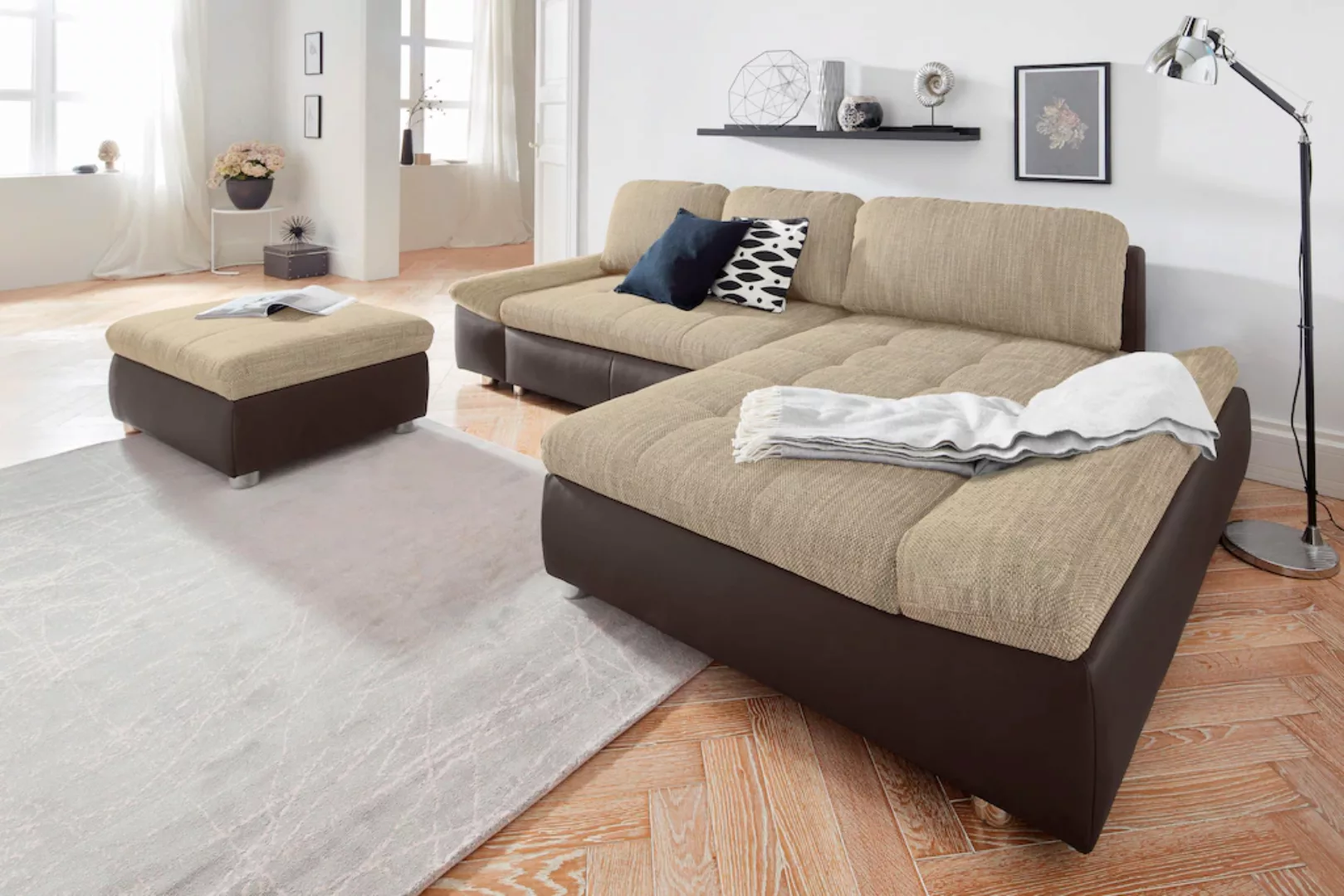 sit&more Ecksofa "Bergamo L-Form" günstig online kaufen