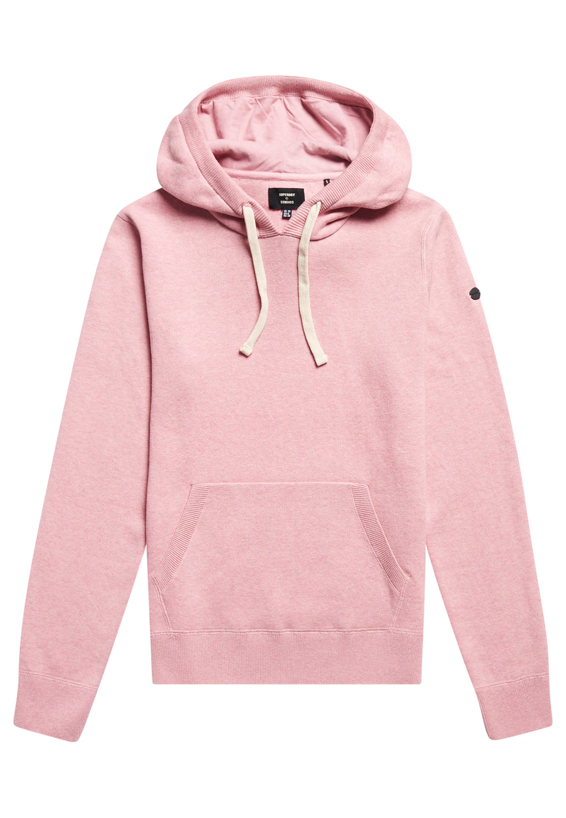 Superdry Damen Hoodie ESSENTIAL COTTON HOOD Soft Pink Marl Rosa günstig online kaufen