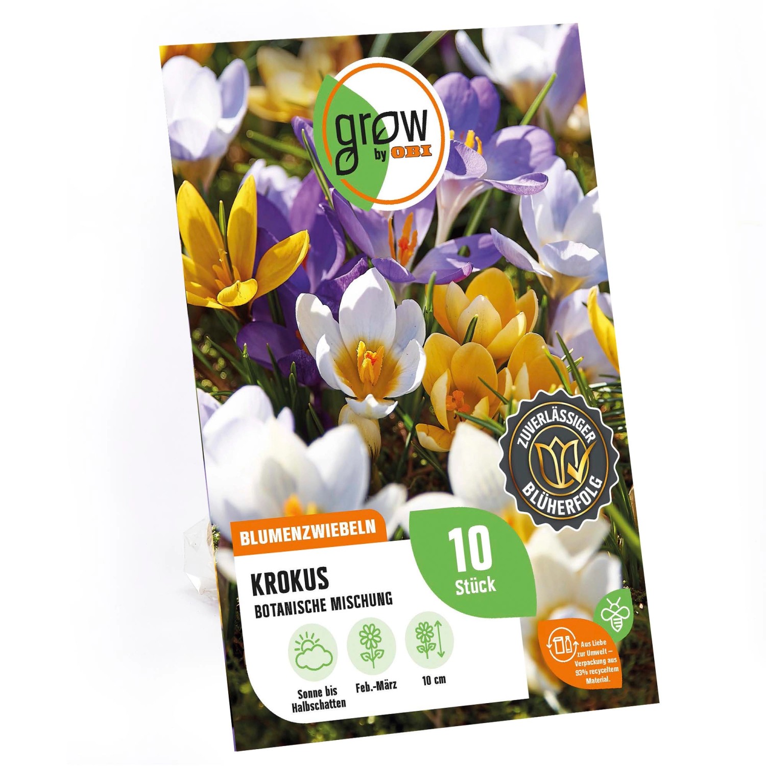 GROW by OBI Botanische Krokus Mischung 10 cm Crocus günstig online kaufen