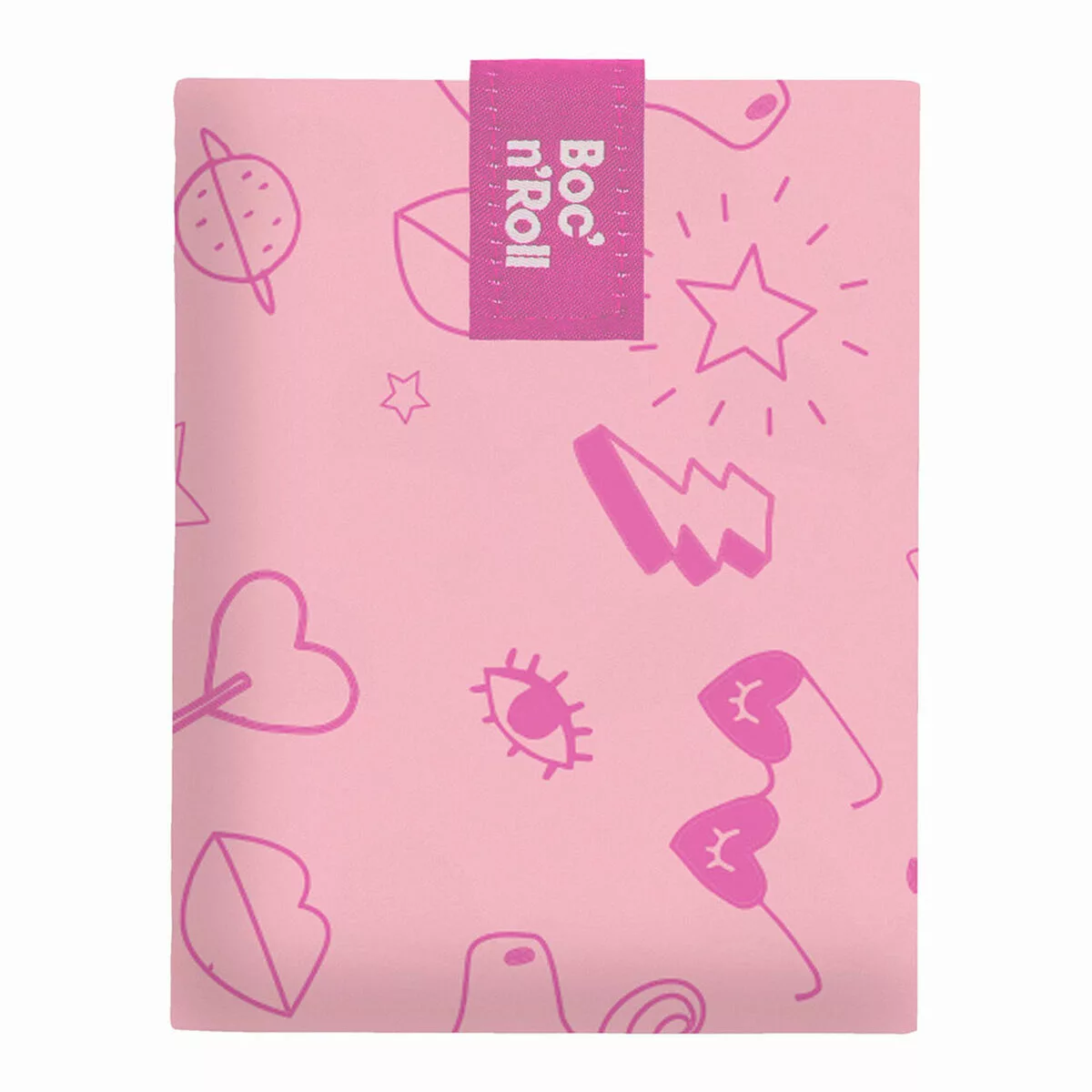 Brotzeitdose Roll'eat Boc'n'roll Essential Paint Unicorn Rosa (11 X 15 Cm) günstig online kaufen