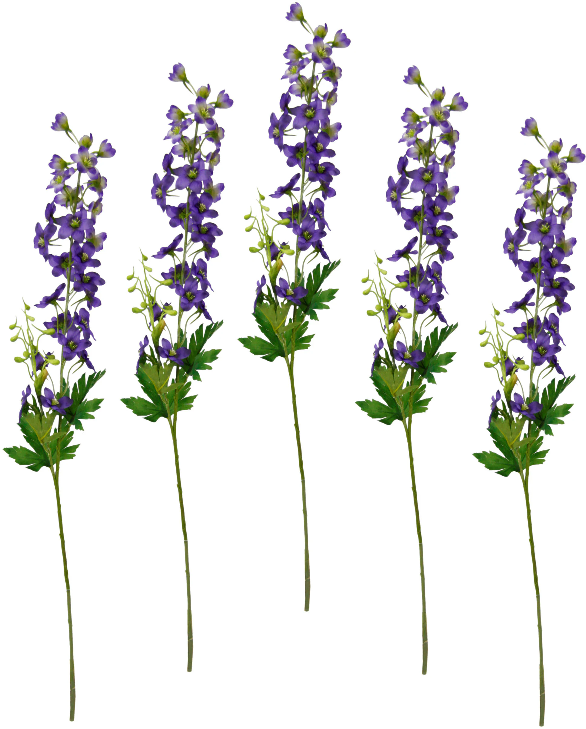 I.GE.A. Kunstblume "Delphinium", 5er Set günstig online kaufen