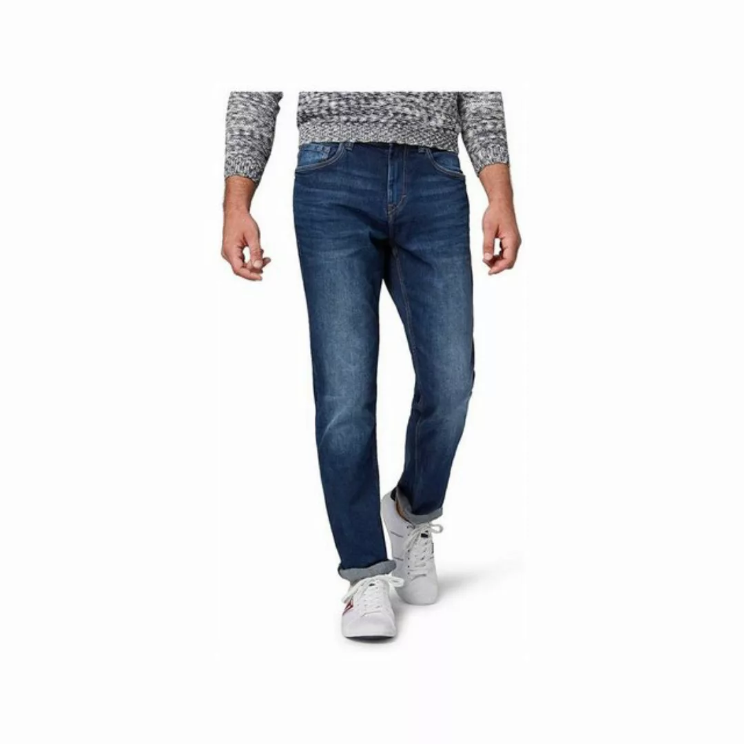 Tom Tailor Herren Jeans Josh - Slim Fit - Blau - Mid Stone Wash günstig online kaufen