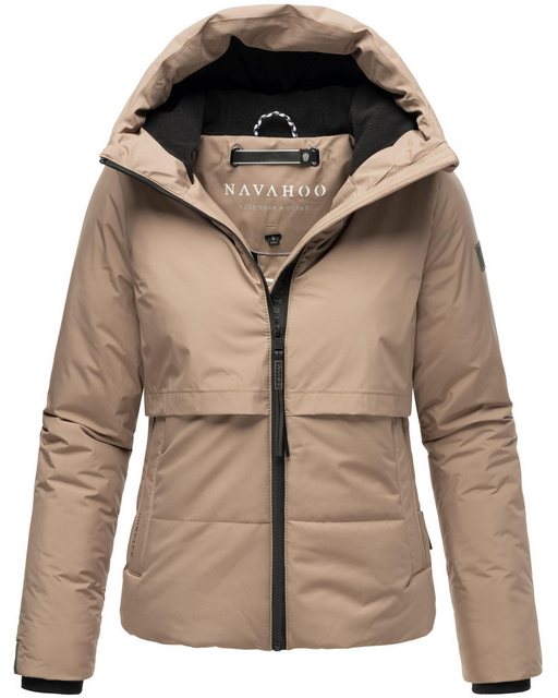 Navahoo Steppjacke "Liebesküken XIV", mit Kapuze, modische Damen Winterjack günstig online kaufen