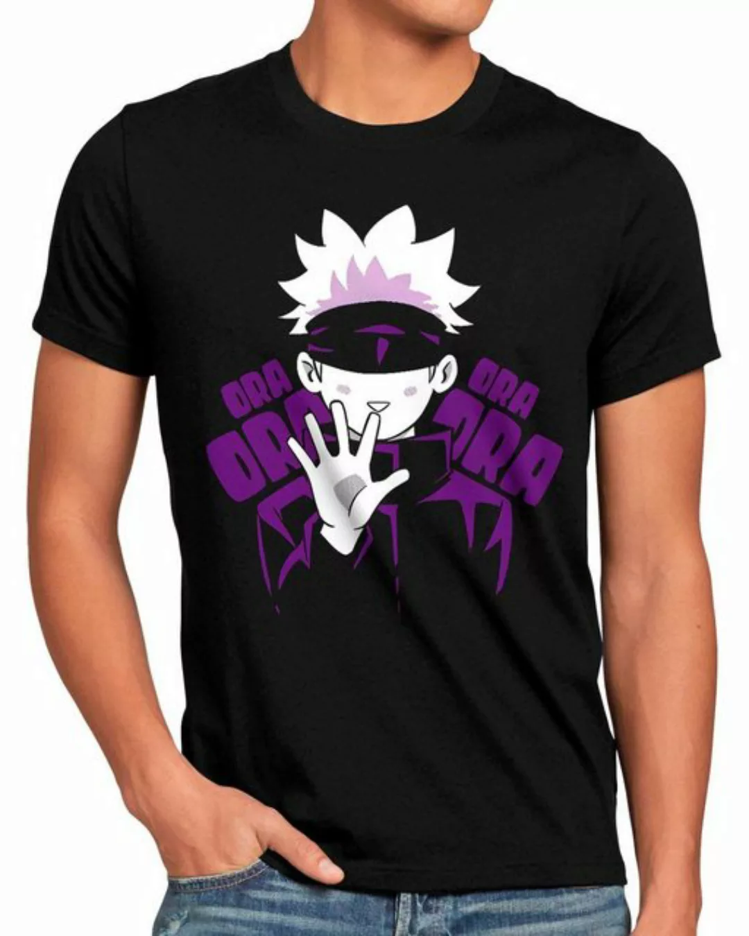 style3 T-Shirt Ora Ora jujutsu kaisen anime japan manga günstig online kaufen