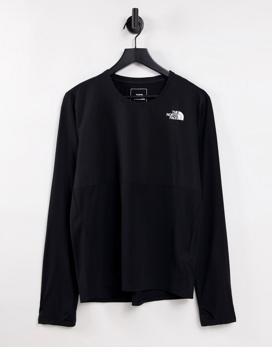 The North Face – Face True Run – Langärmliges Shirt in Schwarz günstig online kaufen