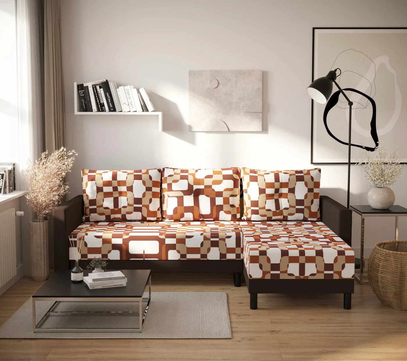 ALTDECOR Ecksofa GREGO-L, Couch mit Schlaffunktion, Wohnzimmer - Wohnlandsc günstig online kaufen