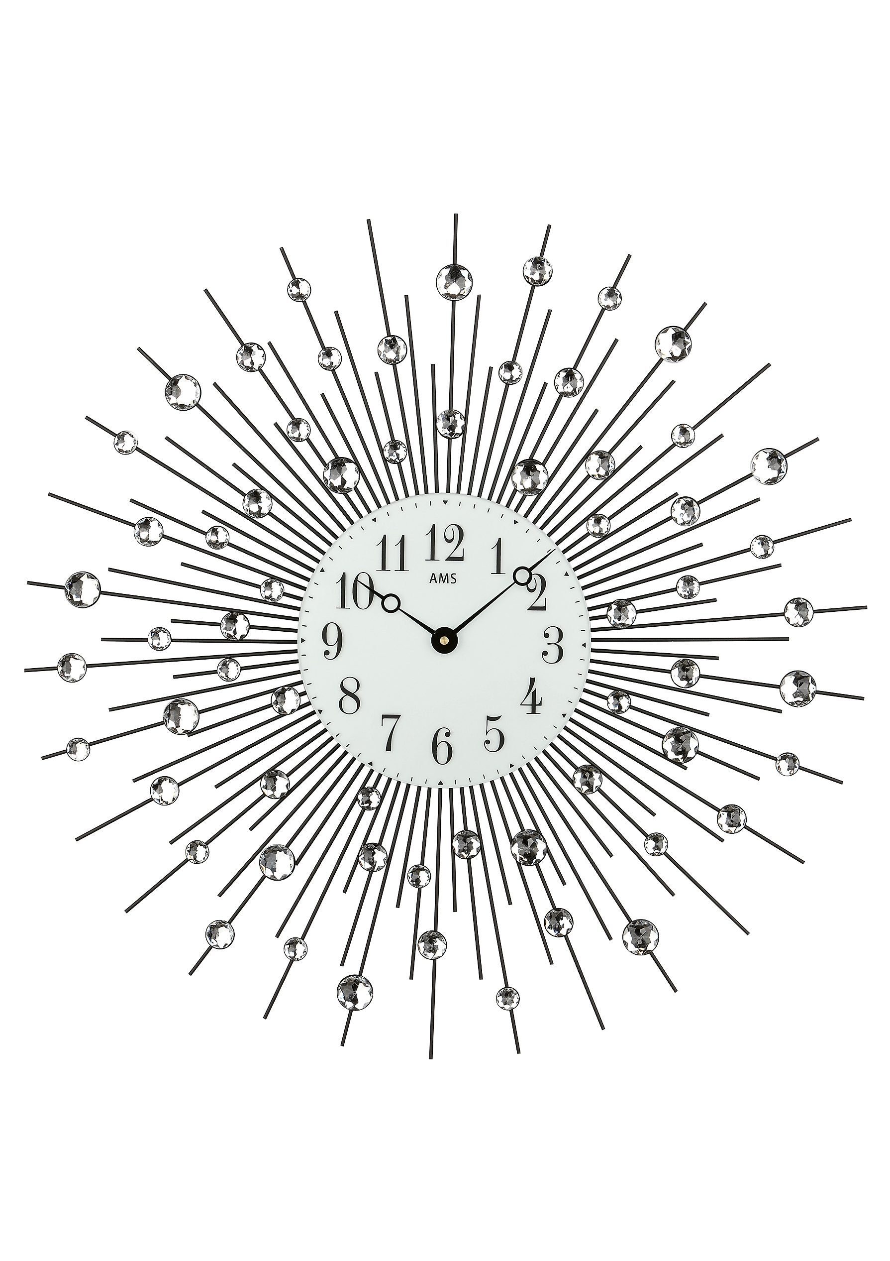 AMS Wanduhr 9380 (Quarzuhr,Wohnzimmer,Esszimmer,Küche,Arbeitszimmer,Büro,Fl günstig online kaufen