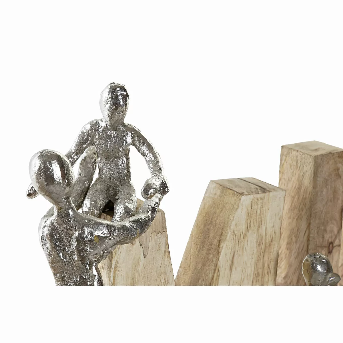 Deko-figur Dkd Home Decor Braun Aluminium Mango-holz (55 X 7,5 X 21 Cm) günstig online kaufen