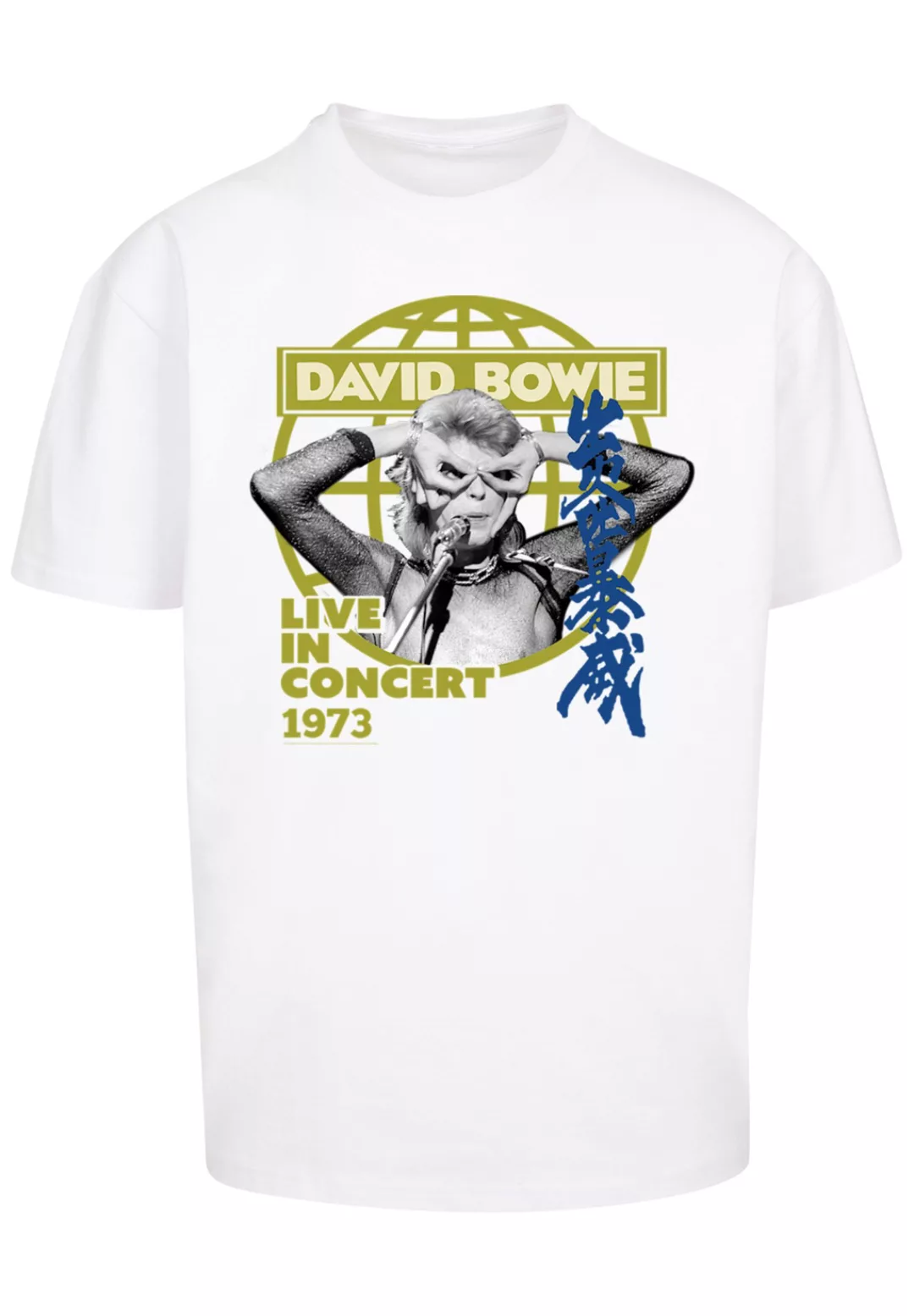 F4NT4STIC T-Shirt "David Bowie Live In Concert Rock Music Band", Print günstig online kaufen