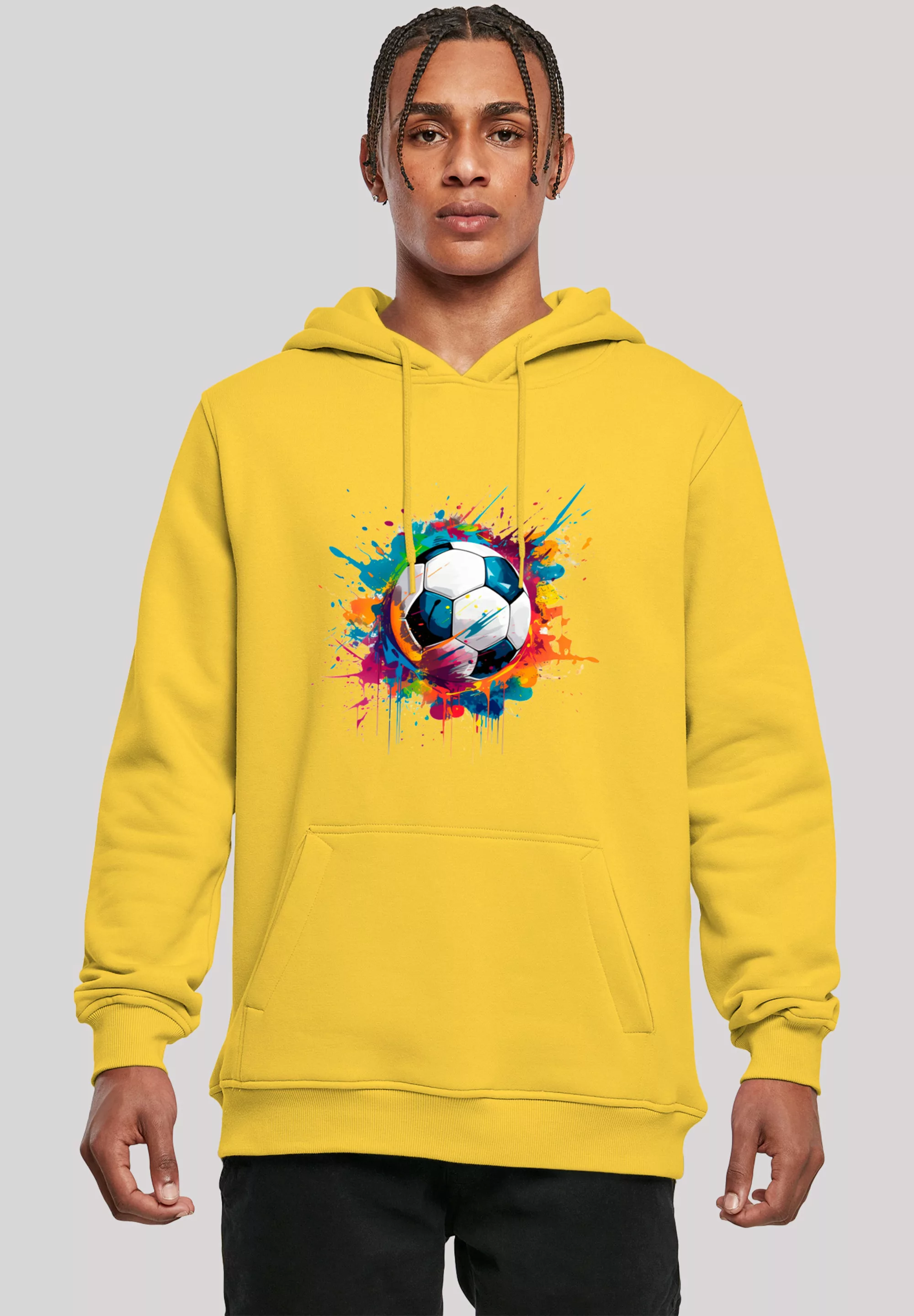 F4NT4STIC Kapuzenpullover "Bunte Fußball Grafik", Premium Qualität günstig online kaufen