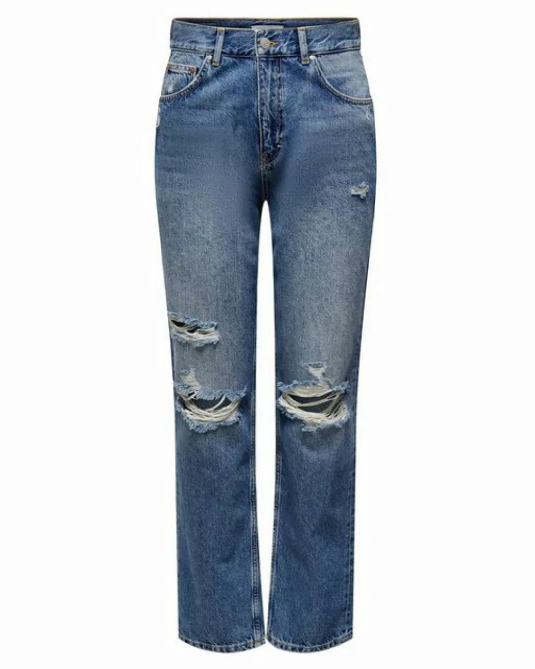 ONLY 5-Pocket-Jeans Damen Jeans ONLROBYN Straight Leg (1-tlg) günstig online kaufen