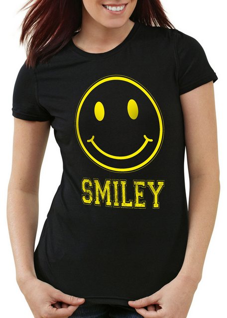 style3 T-Shirt Smiley Face Emoji Kostüm Fasching Gamer gesicht chat günstig online kaufen