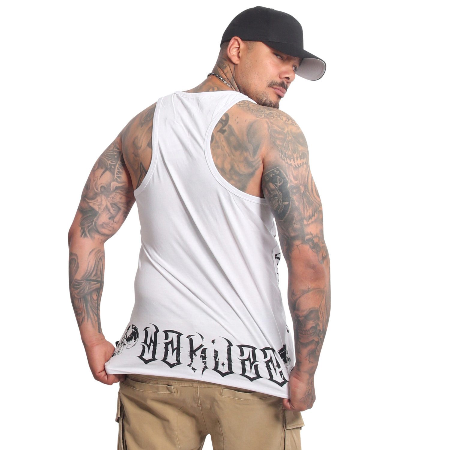 YAKUZA Muskelshirt Mouth mit Ringerrücken günstig online kaufen