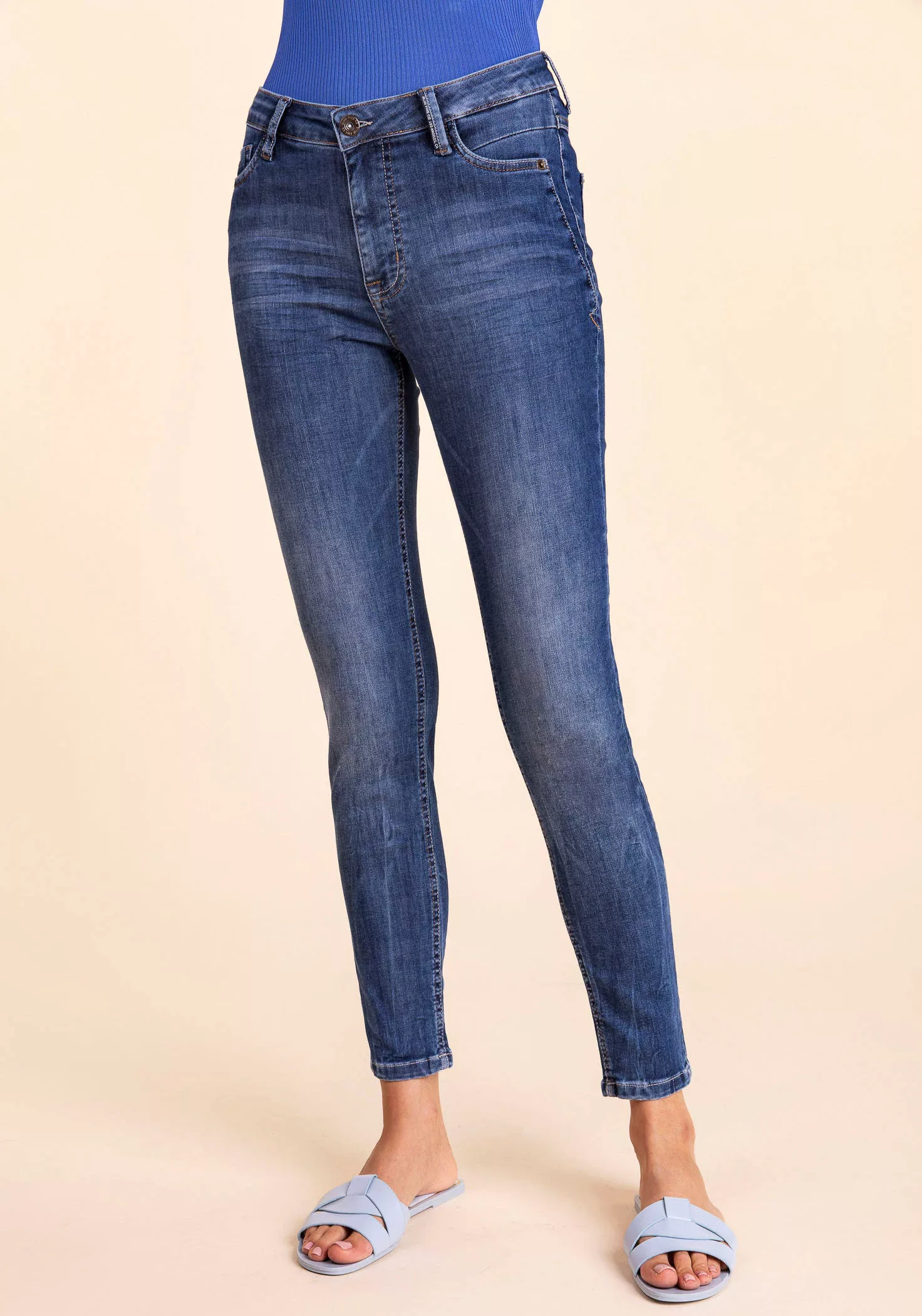 BLUE FIRE Skinny-fit-Jeans "SKINNY HIGH RISE", perfekter Sitz durch Elastha günstig online kaufen