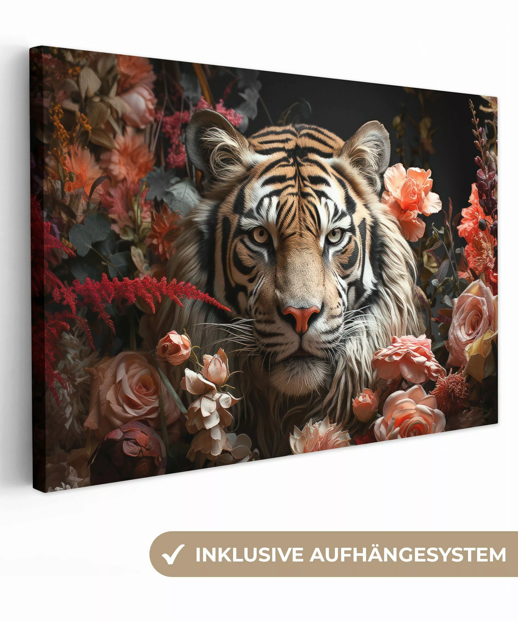 OneMillionCanvasses® Leinwandbild Tiger - Tier - günstig online kaufen
