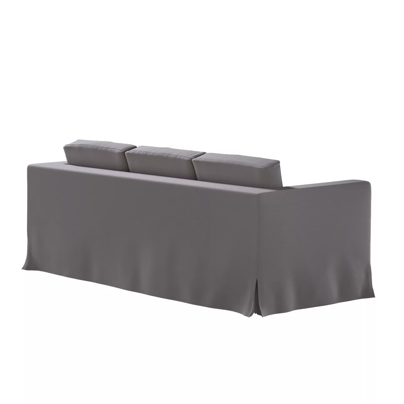 Bezug für Karlanda 3-Sitzer Sofa nicht ausklappbar, lang, braun, Bezug für günstig online kaufen