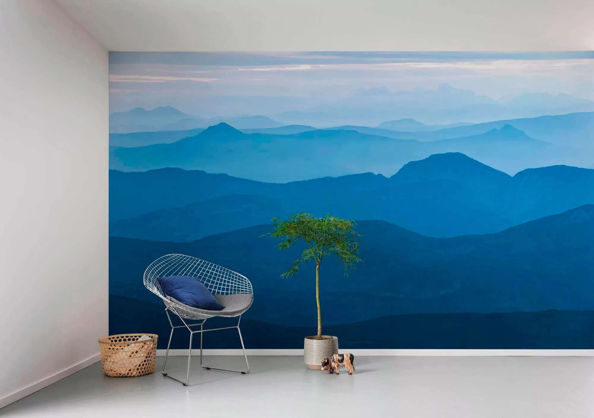 KOMAR Vlies Fototapete - Blue Mountain - Größe 400 x 250 cm mehrfarbig günstig online kaufen