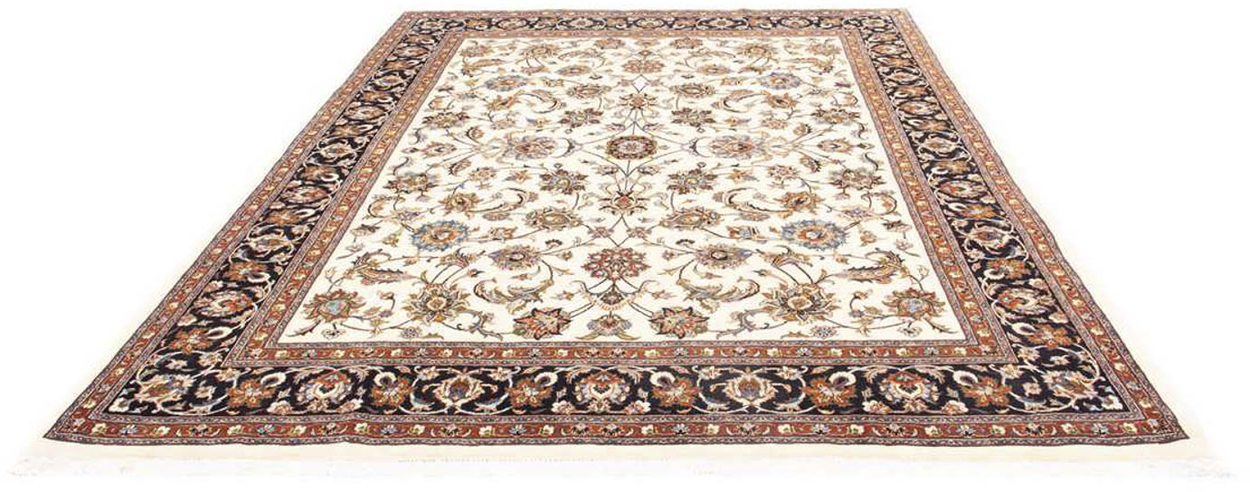 morgenland Wollteppich »Kaschmar Blumenmuster Beige 300 x 198 cm«, rechteck günstig online kaufen