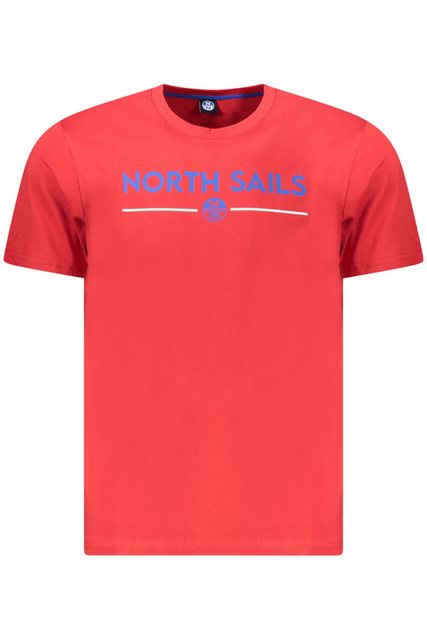 North Sails T-Shirt Kurzarm-Herren-T-Shirt in Rot mit Rundhals und günstig online kaufen