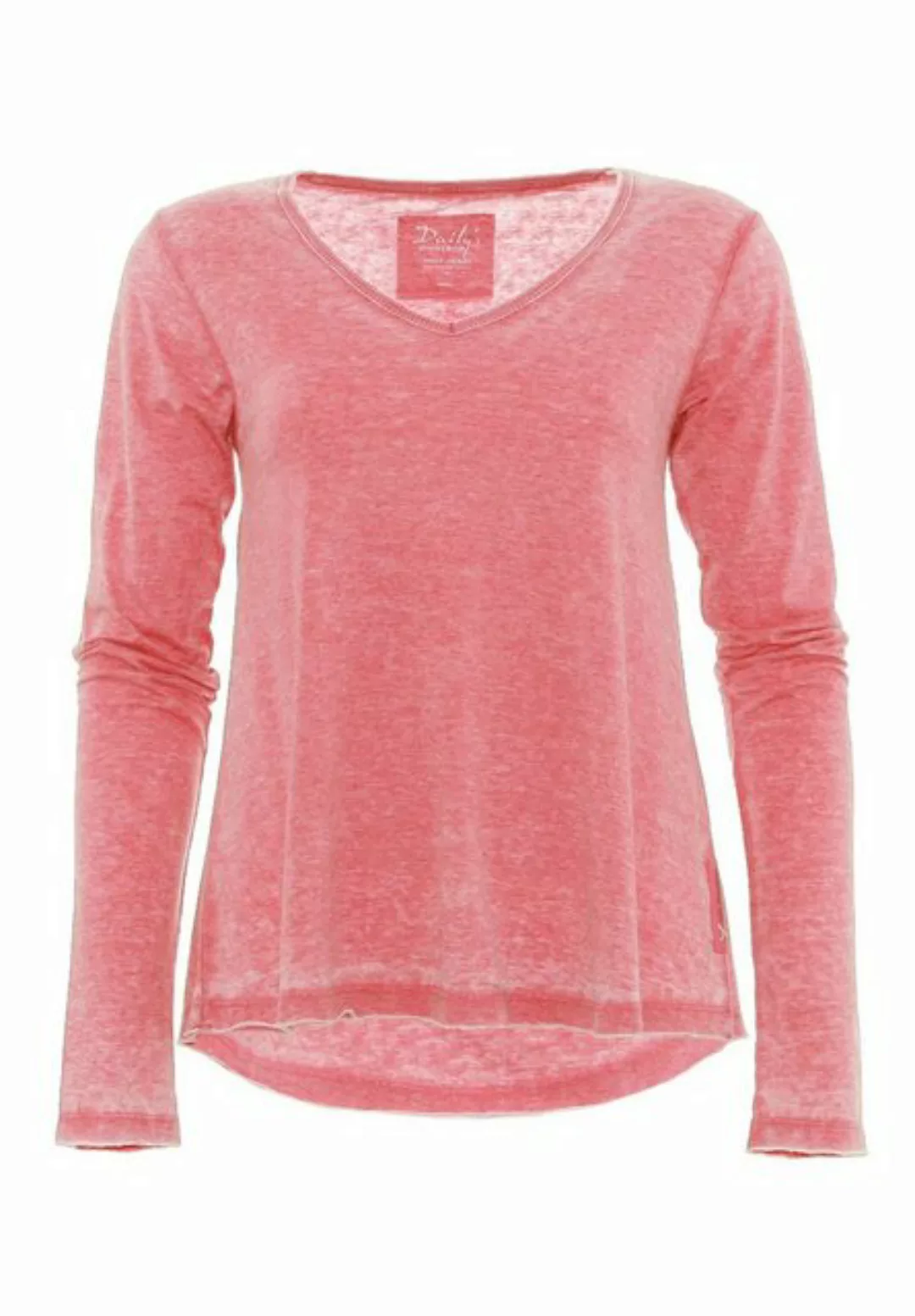 DAILY´S Langarmshirt JENNICE: Damen Longsleeve in A-Shape günstig online kaufen