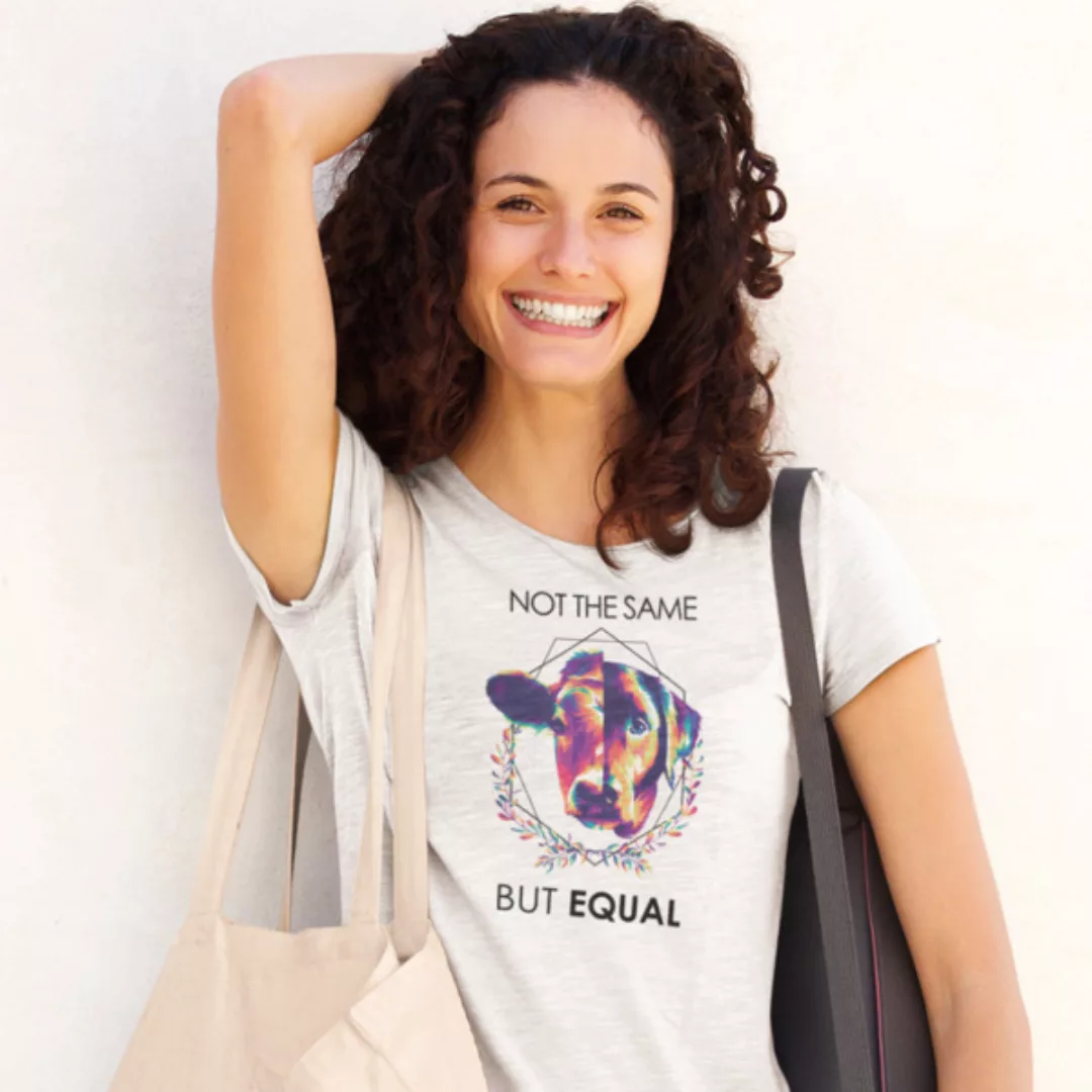 Not The Same But Equal - Damen Organic Shirt günstig online kaufen
