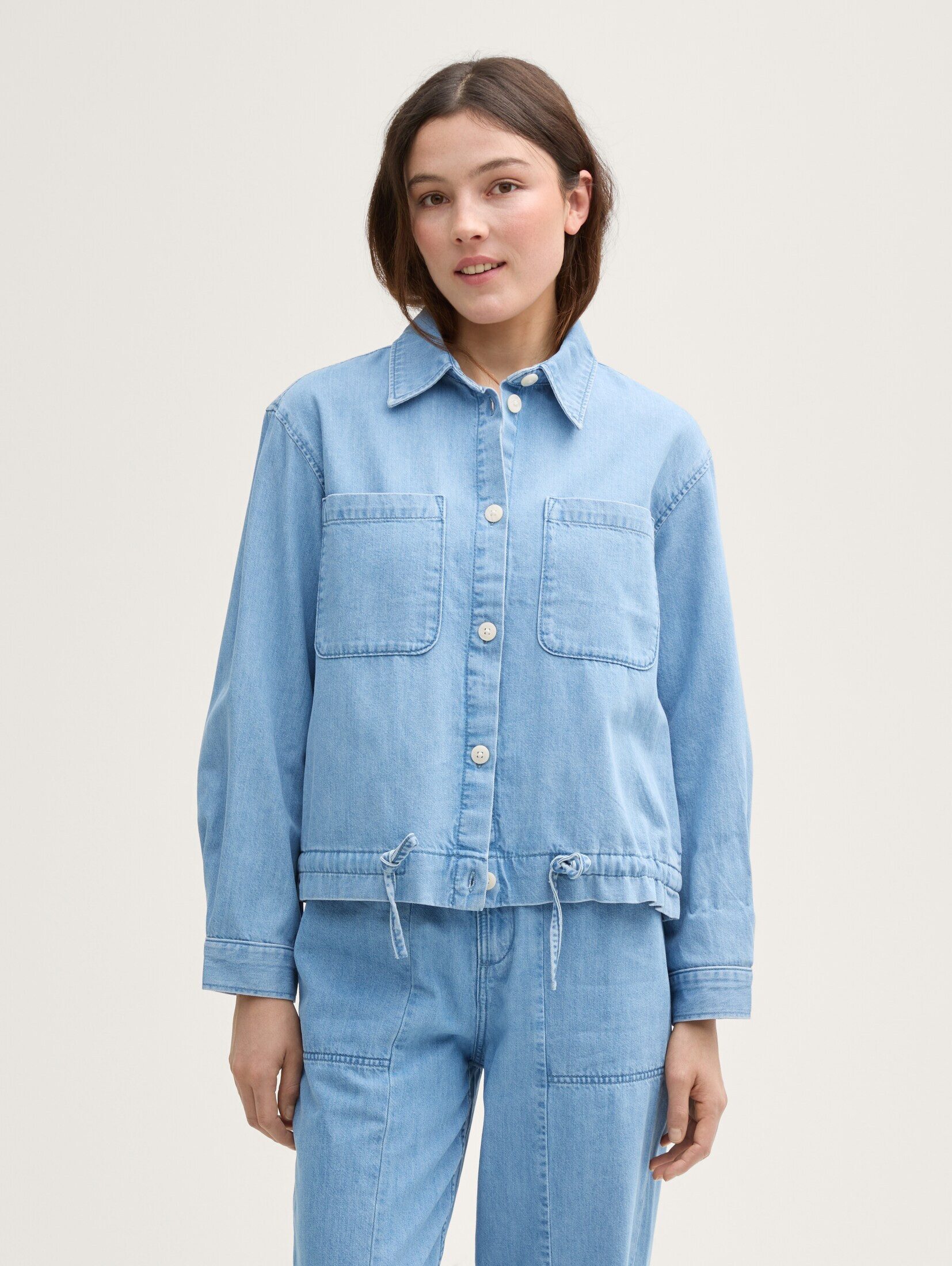 TOM TAILOR Denim Jeansjacke mit Brusttaschen günstig online kaufen