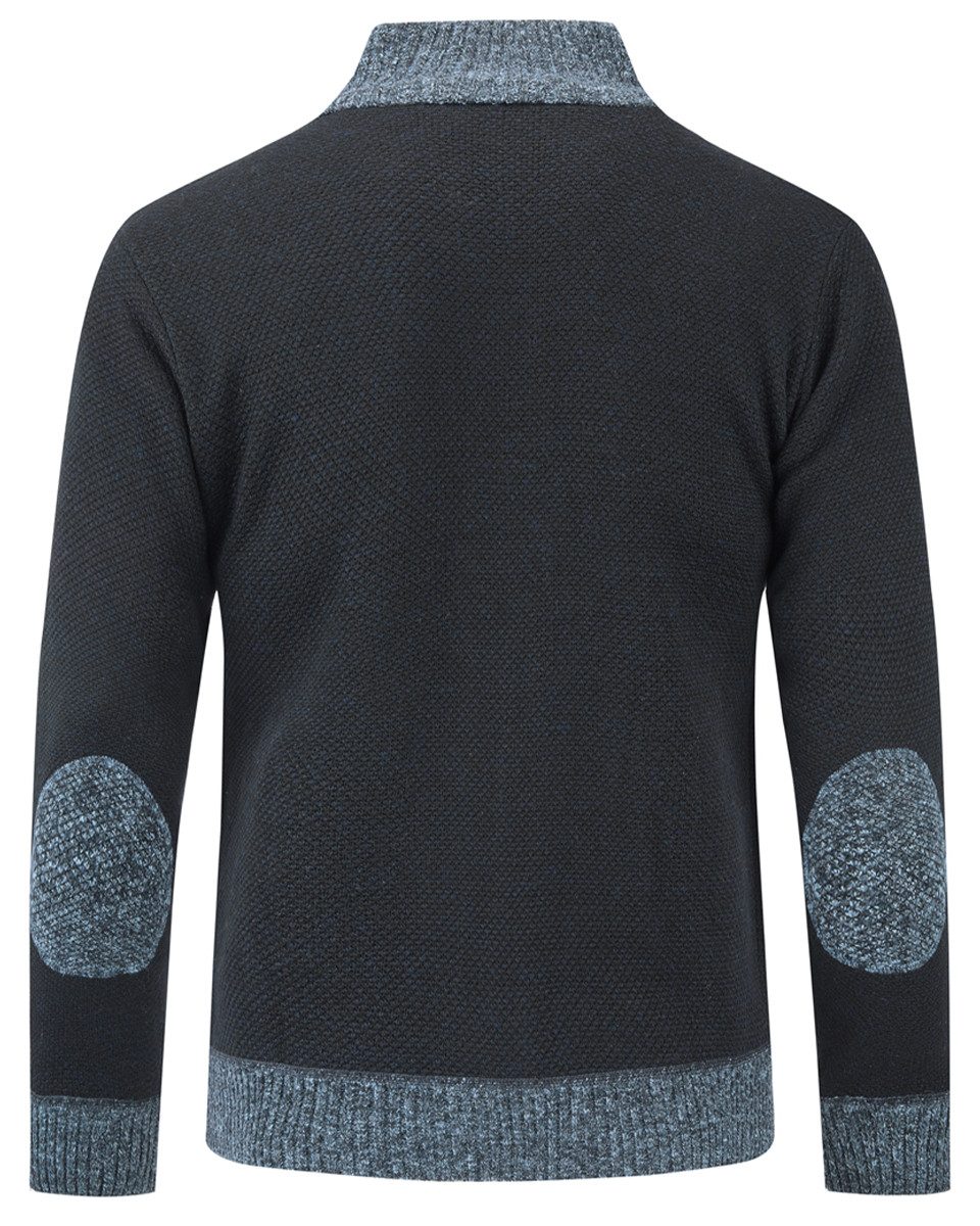 Allthemen Cardigan Herren Cardigan Grobstrick Gefüttert günstig online kaufen