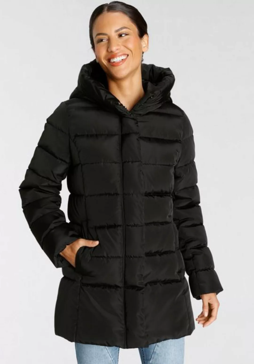 ONLY Steppjacke "ONLTINA PUFFER SHORT COAT OTW", mit Kapuze günstig online kaufen