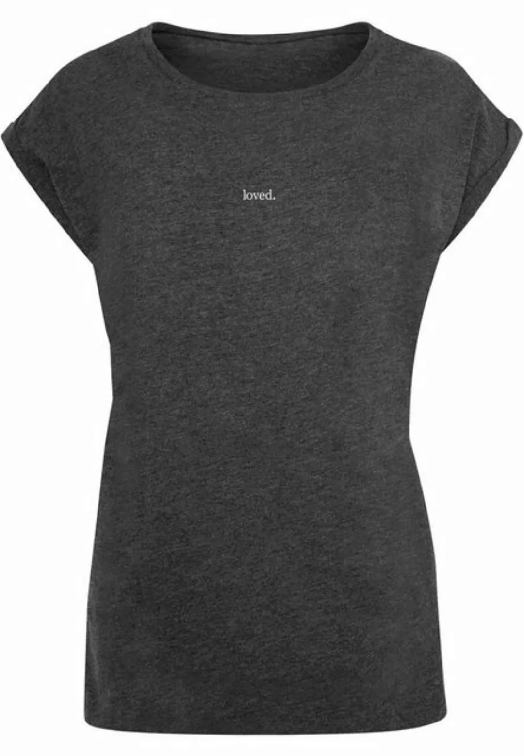 Merchcode T-Shirt Merchcode Damen Ladies Love Extended Shoulder Tee (1-tlg) günstig online kaufen