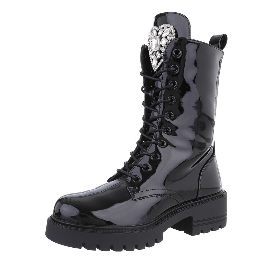 Ital-Design Damen Schnürschuhe Freizeit Schnürstiefelette (87214563) günstig online kaufen