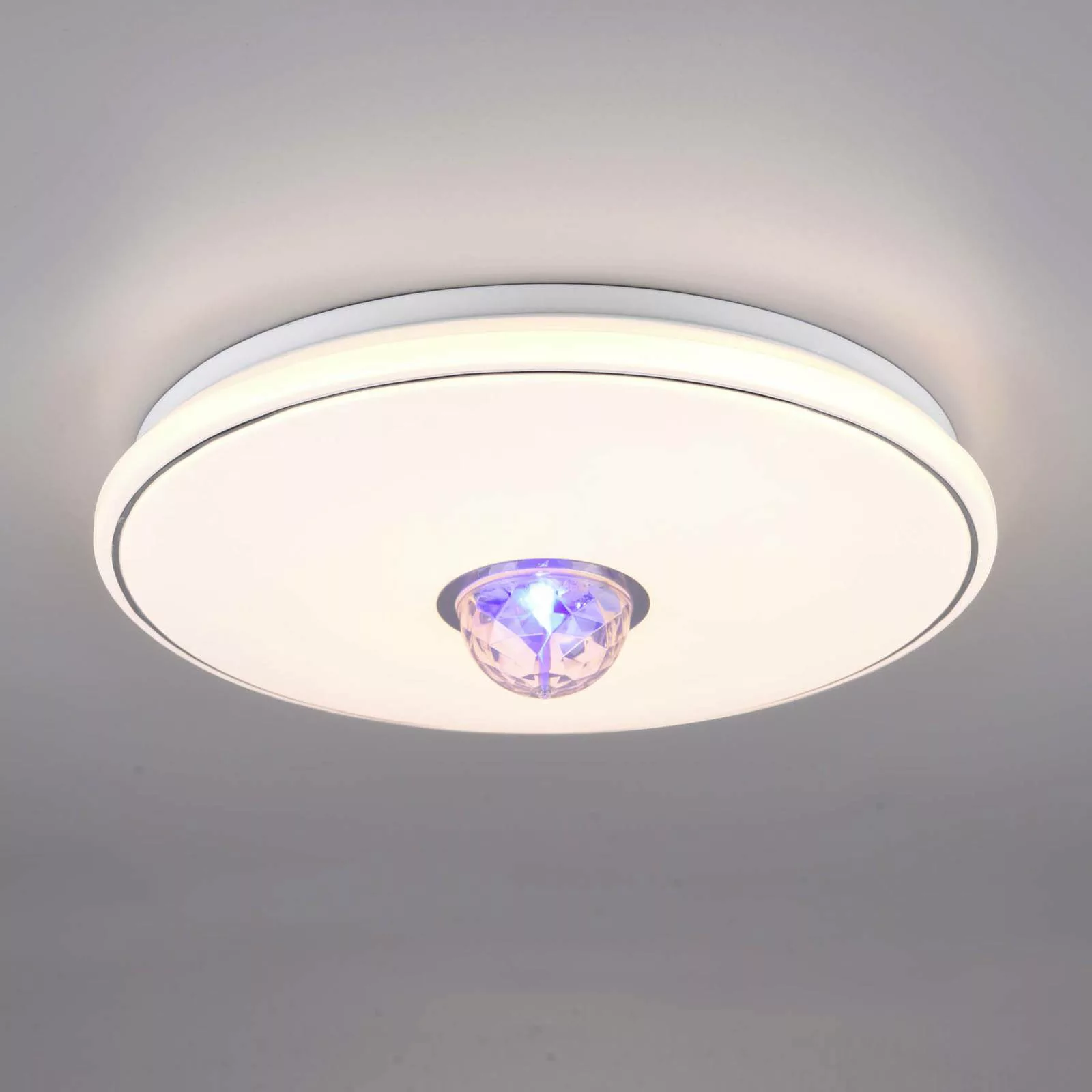 LED-Deckenlampe Rave, Fernbedienung, dimmbar, RGB günstig online kaufen