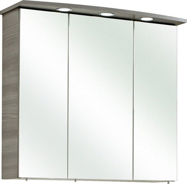 Saphir Spiegelschrank "Quickset 916 Badschrank, 3 Spiegeltüren, 6 Einlegebö günstig online kaufen