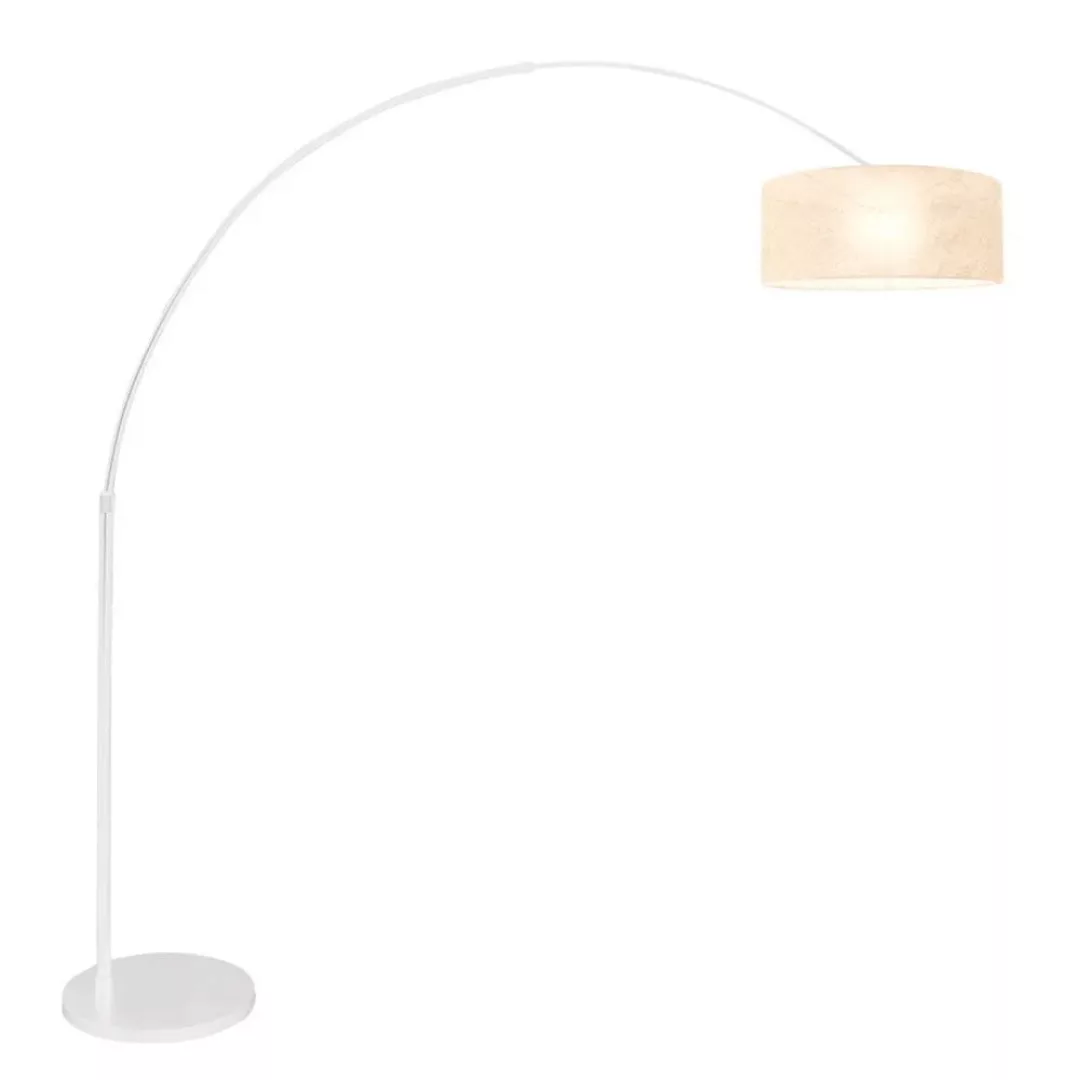 Stehleuchte Sparkled Light in Weiß und Weiß-transparent E27 500mm günstig online kaufen