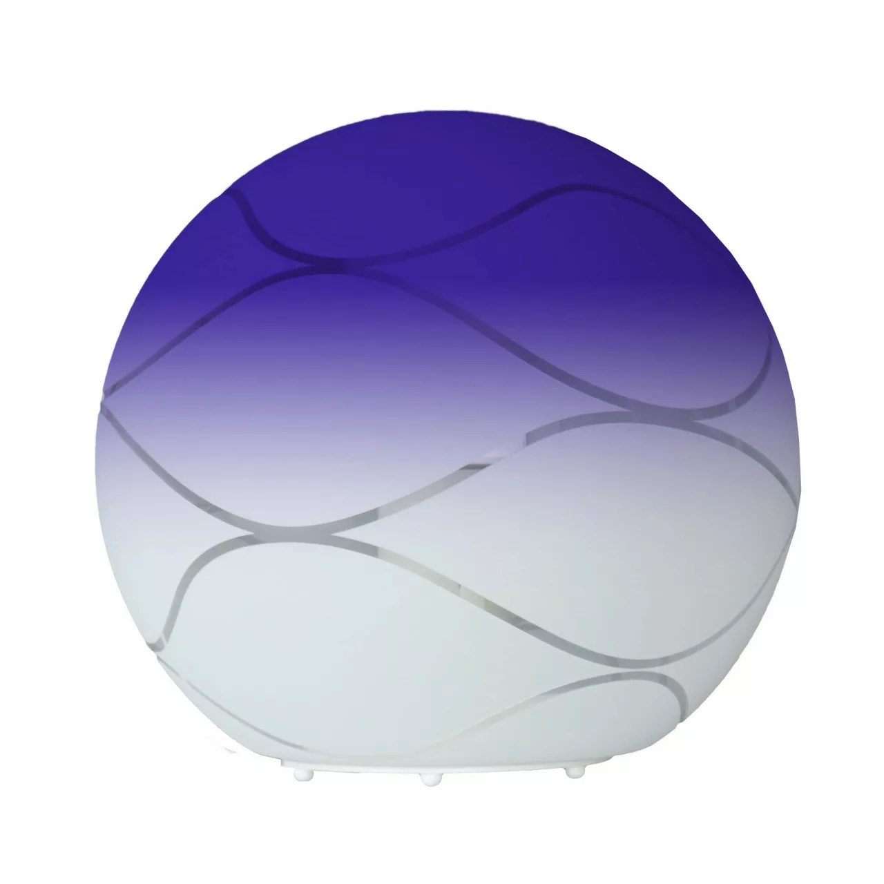 Tischleuchte Glas lila Wave günstig online kaufen