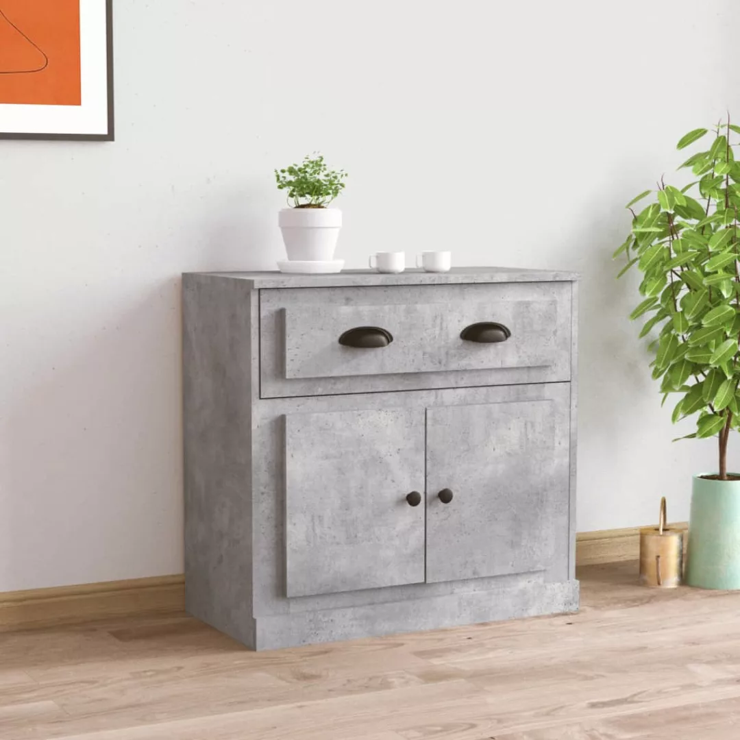 Vidaxl Sideboard Betongrau 70x35,5x67,5 Cm Holzwerkstoff günstig online kaufen