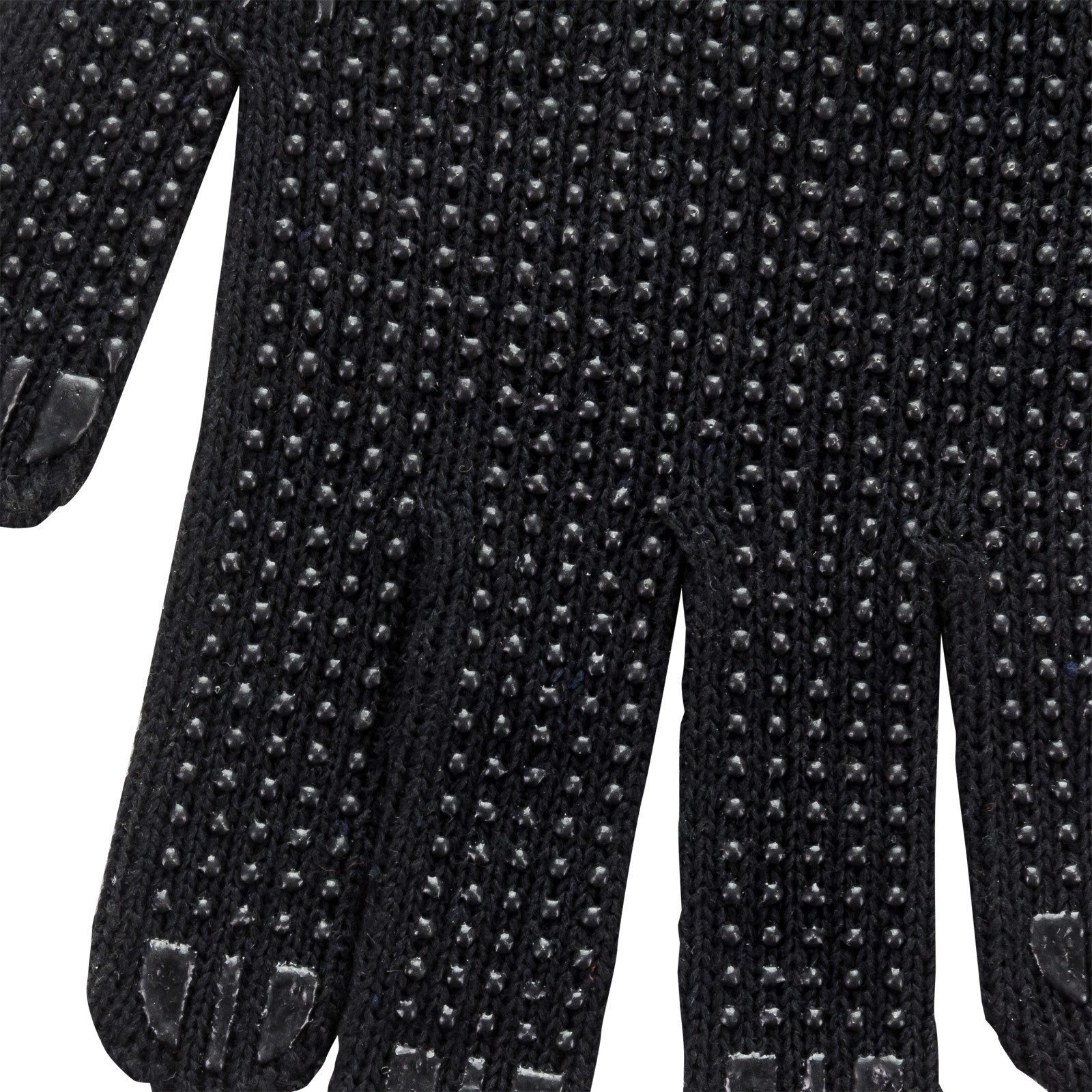 DEMA Strickhandschuhe Strickhandschuhe mit Noppen schwarz günstig online kaufen
