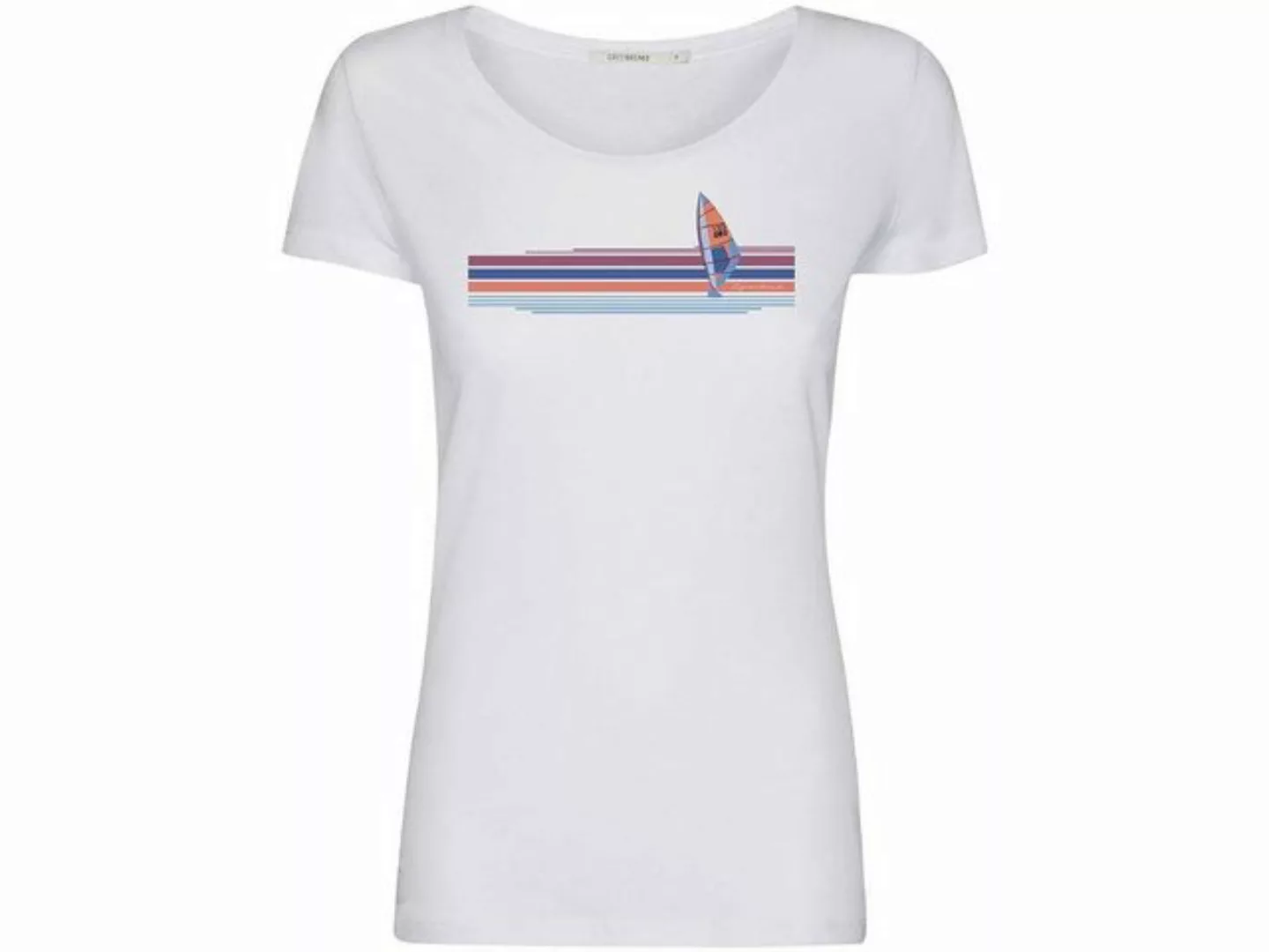 GreenBomb T-Shirt GREENBOMB Bio-Damen-T-Shirt 'Windsurf' mit Roll-Up günstig online kaufen