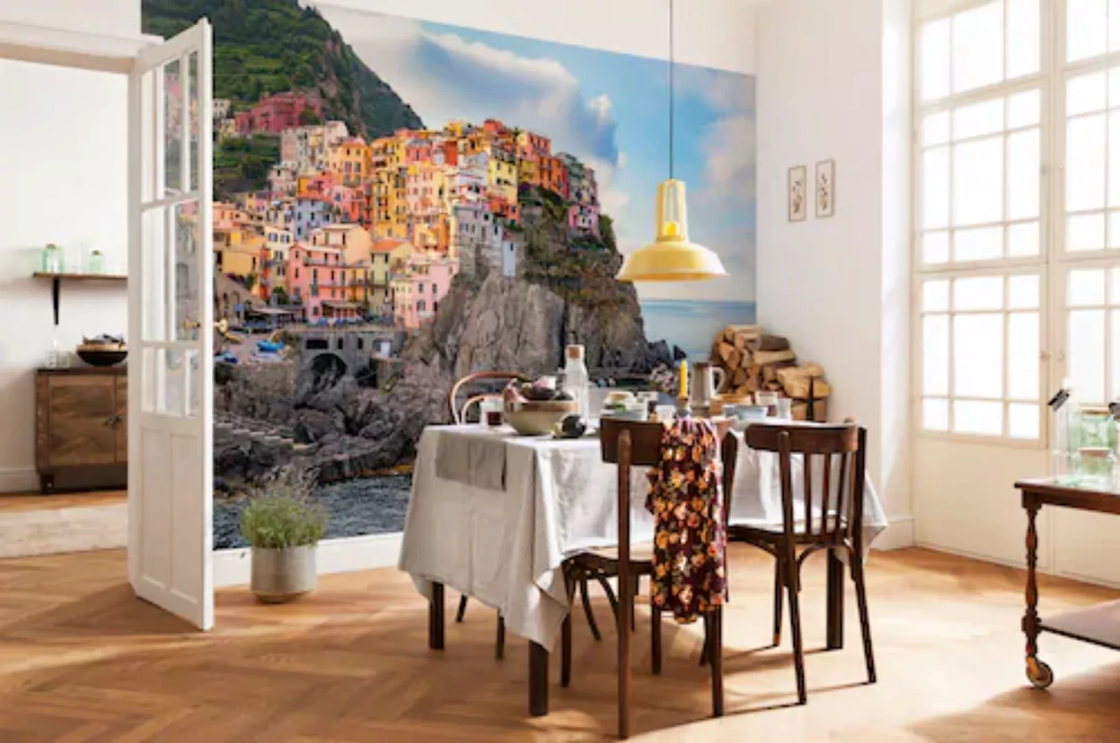Komar Fototapete »Fototapete«, bedruckt, Vlies Fototapete - Cinque Terre - günstig online kaufen