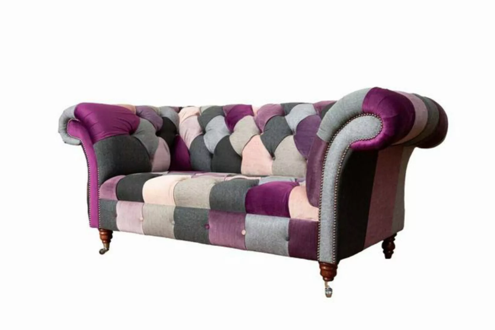 JVmoebel Chesterfield-Sofa, Sofa Zweisitzer Klassisch Design Wohnzimmer Che günstig online kaufen