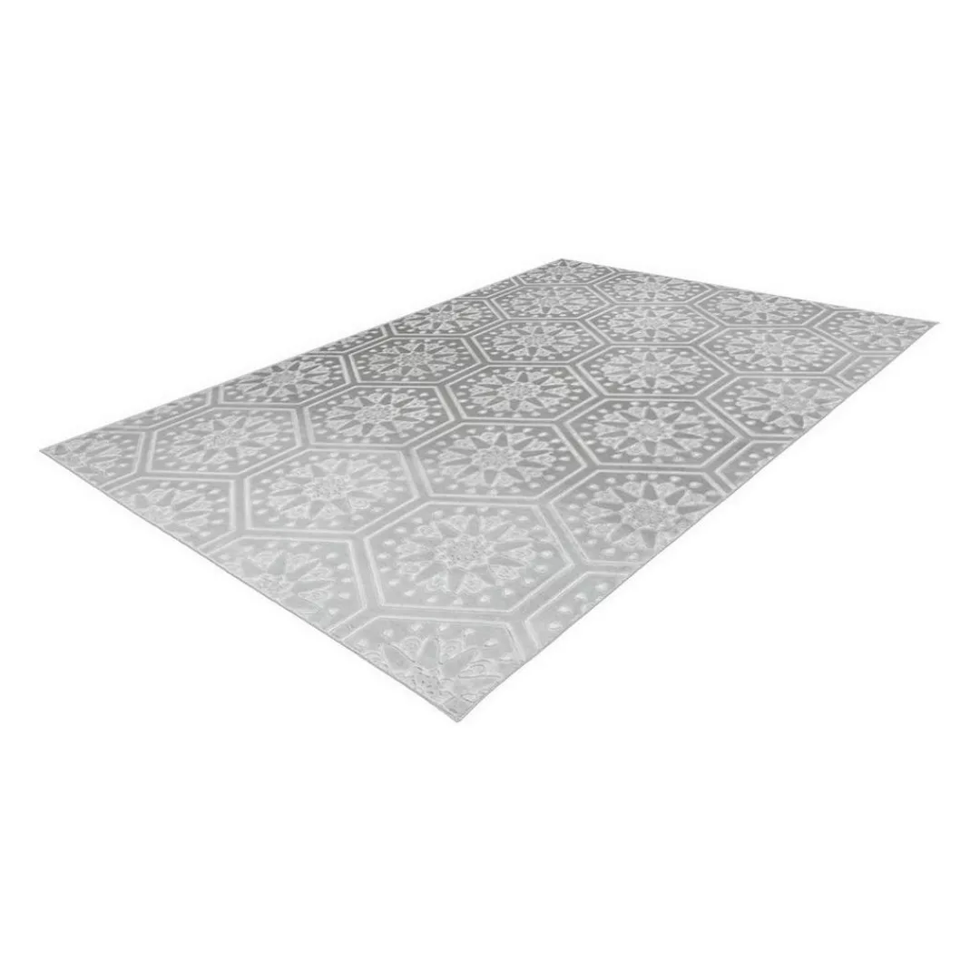 360Living Teppich Monroe grau B/L: ca. 120x170 cm günstig online kaufen