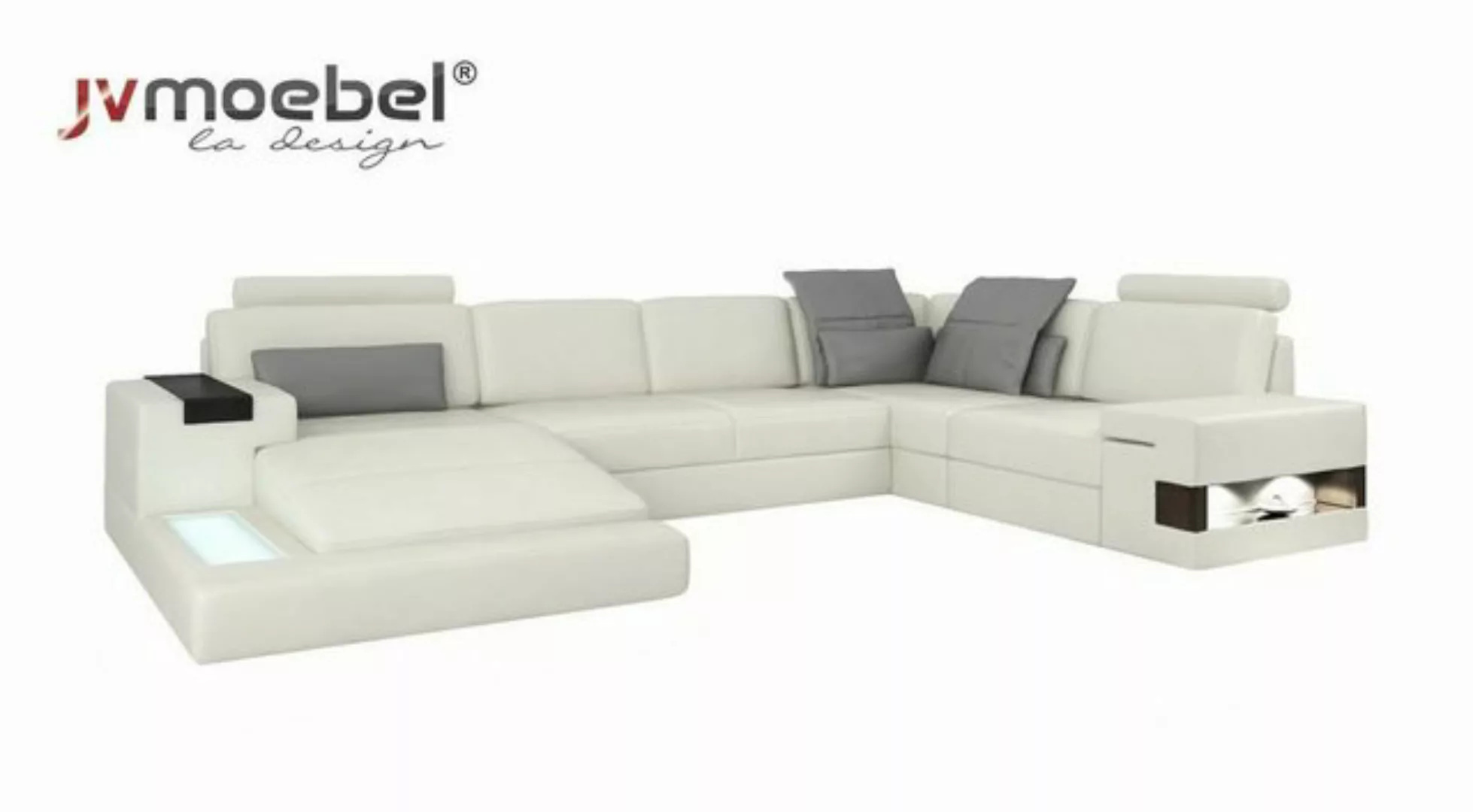 JVmoebel Ecksofa Ecksofa Wohnlandschaft U Form Sofa Eckcouch Couch Design, günstig online kaufen